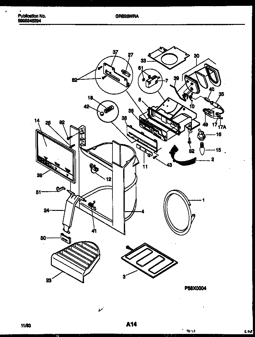 08 - ICE DOOR, DISPENSER AND WATER TANK