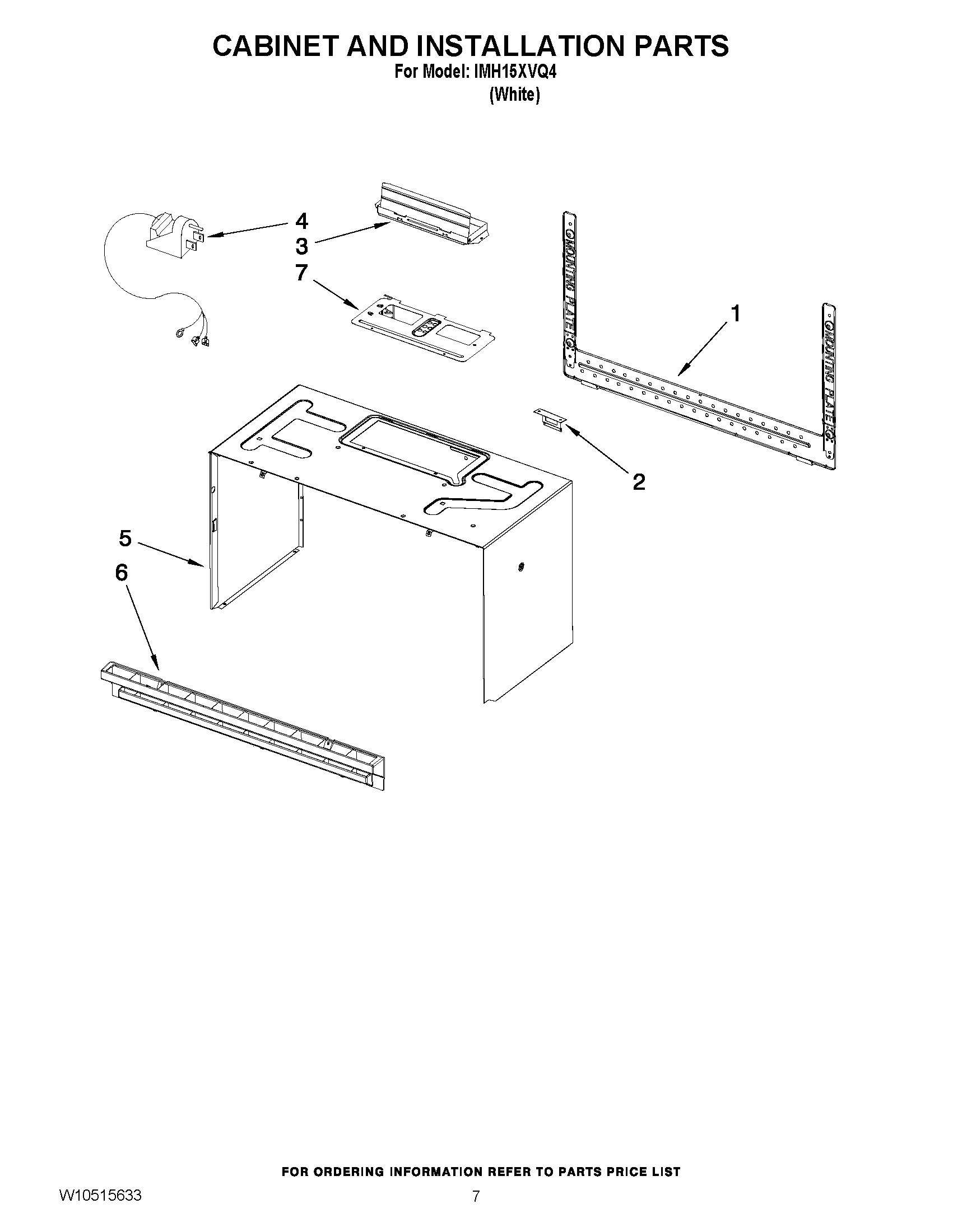 06 - CABINET AND INSTALLATION PARTS