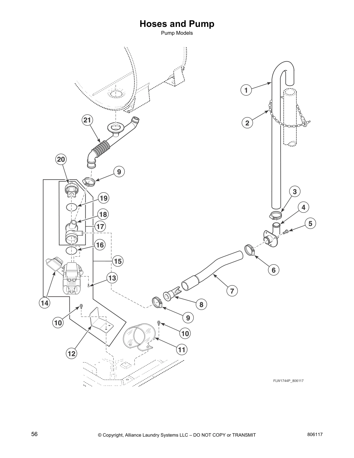 Hoses and Pump