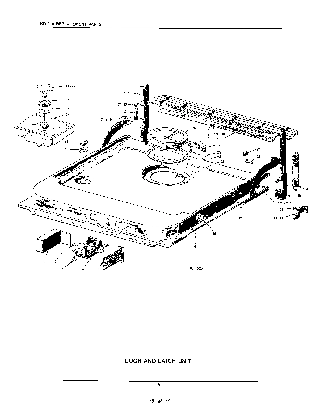 11 - DOOR AND LATCH