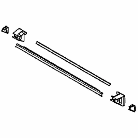 DE94-04052A Samsung Oven Black Handle Assembl