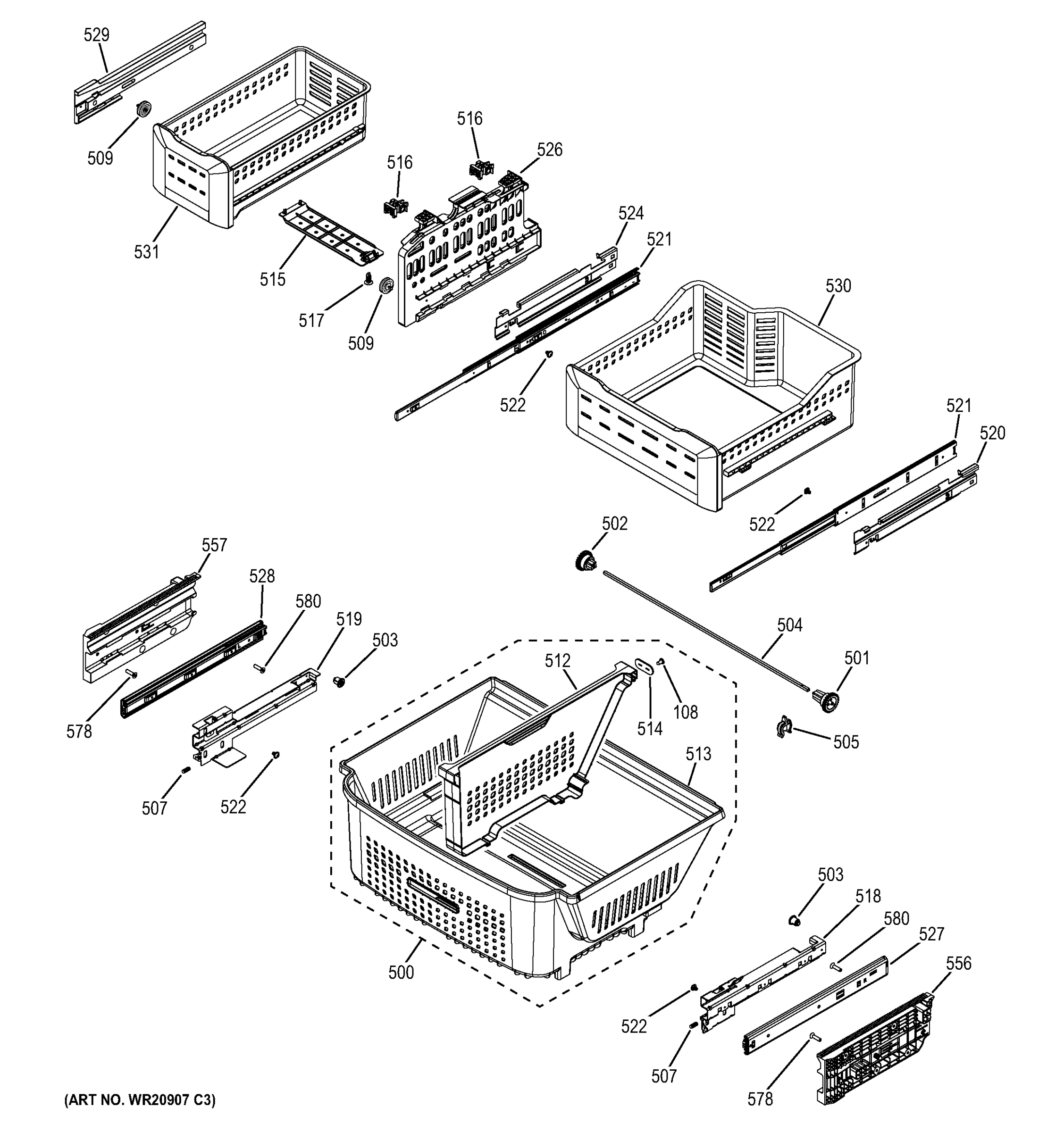 FREEZER SHELVES