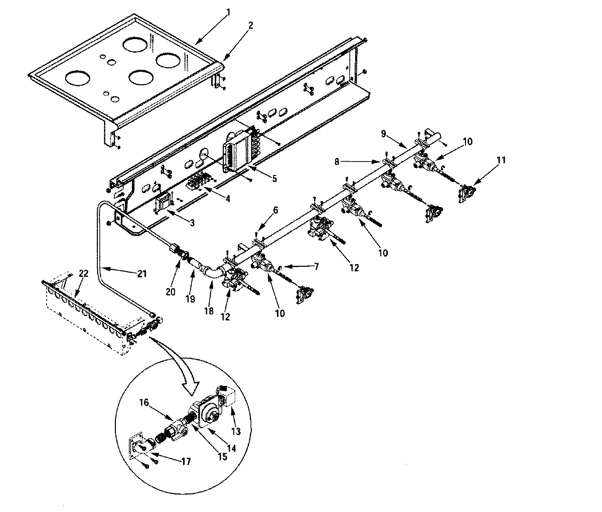08 - TOP/BURNER VALVES