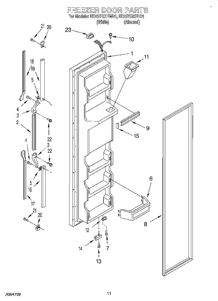 07 - FREEZER DOOR