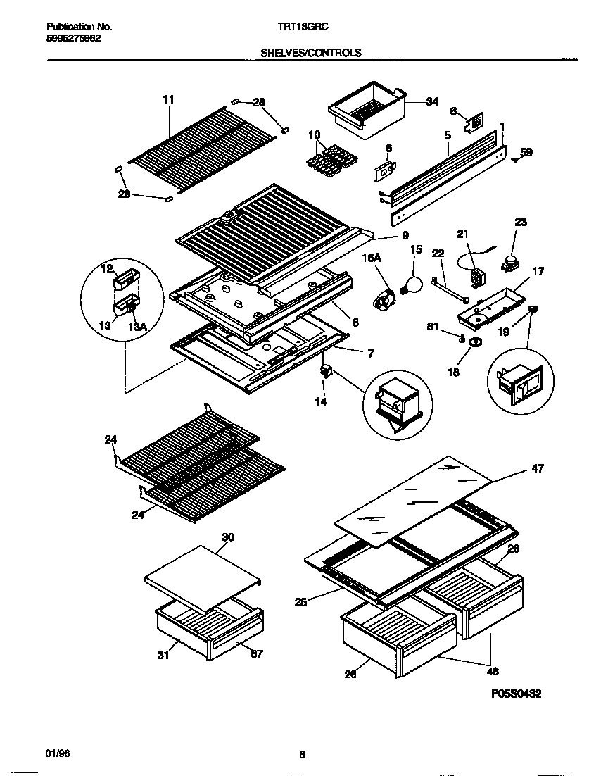 04 - SHELVES/CONTROLS