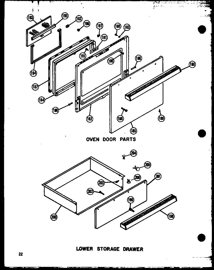 08 - OVEN DOOR PARTS