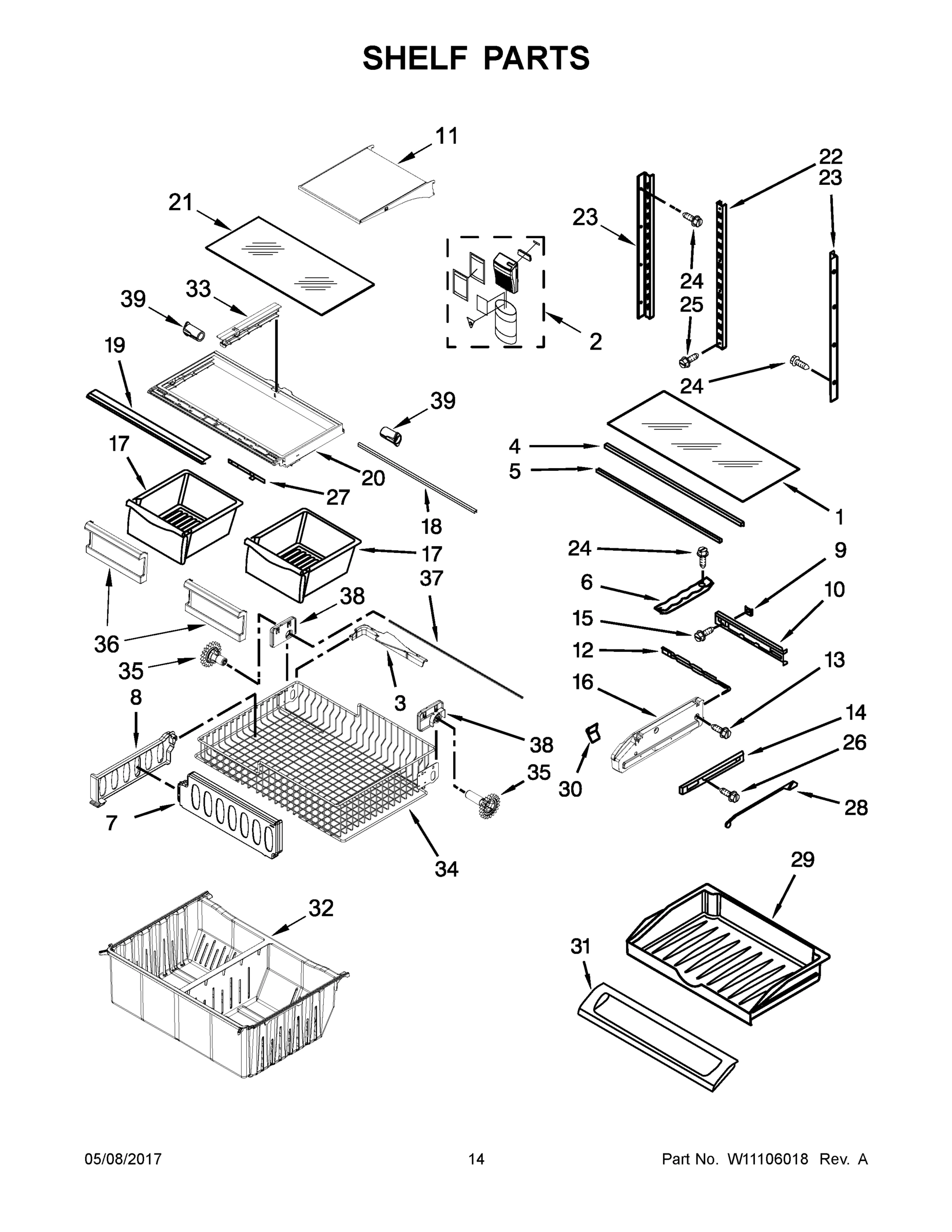 08 - SHELF PARTS