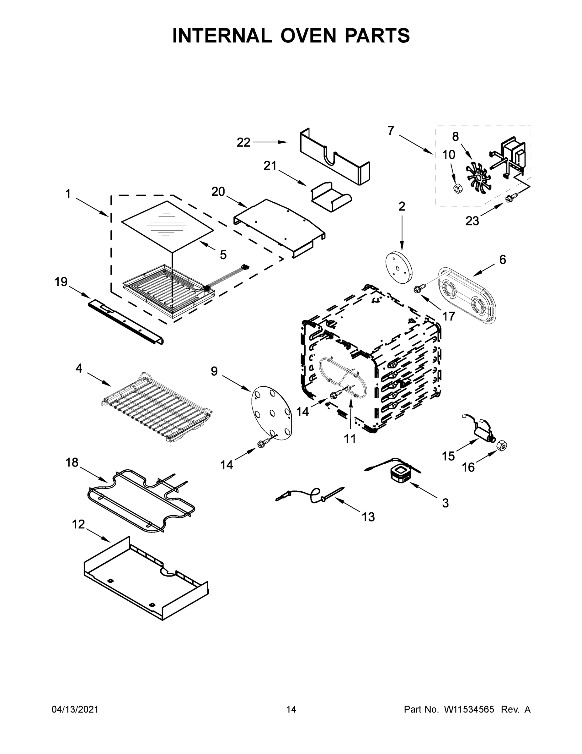 08 - INTERNAL OVEN PARTS