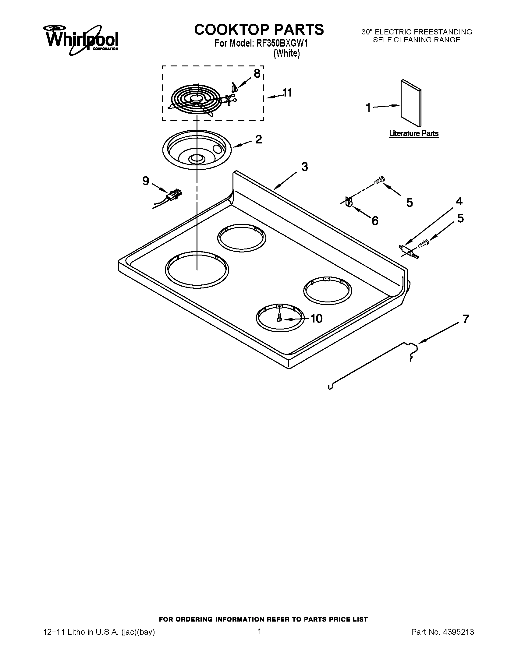 01 - COOKTOP PARTS
