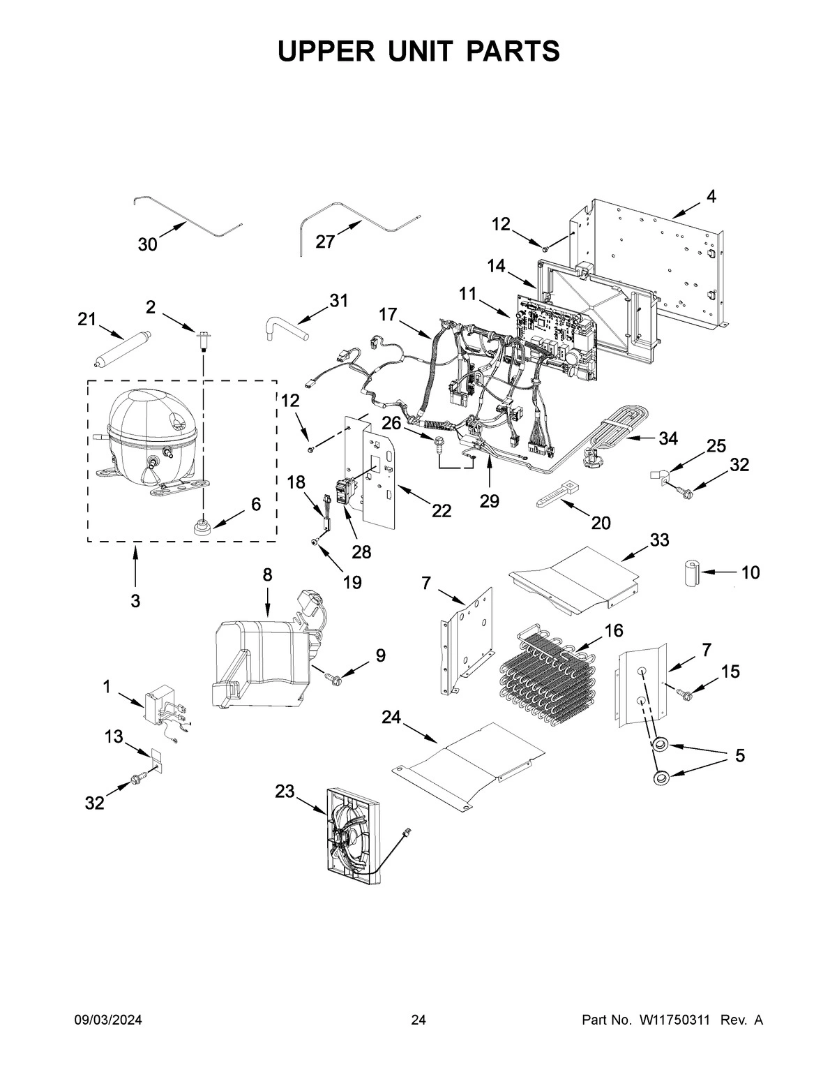 13 - UPPER UNIT PARTS