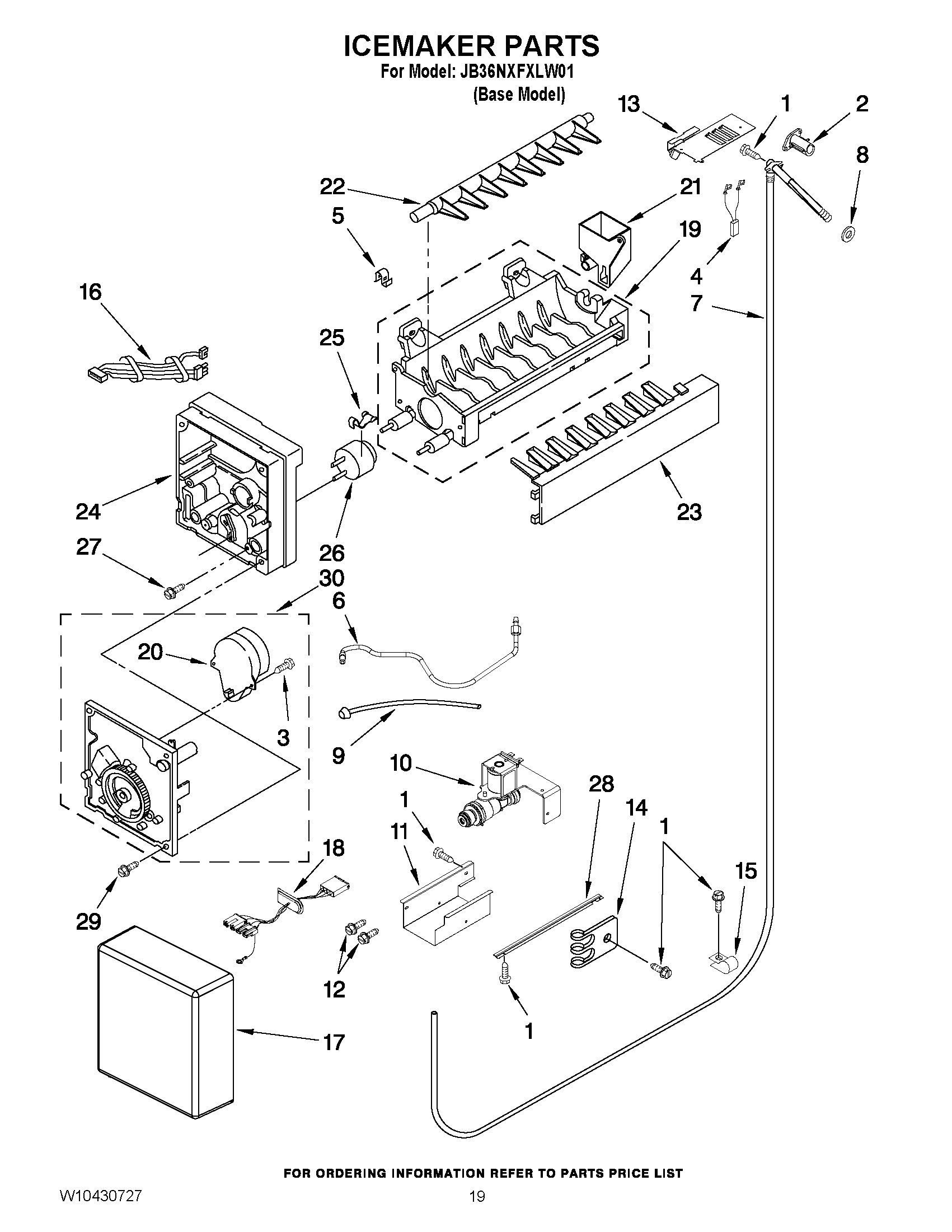 11 - ICEMAKER PARTS