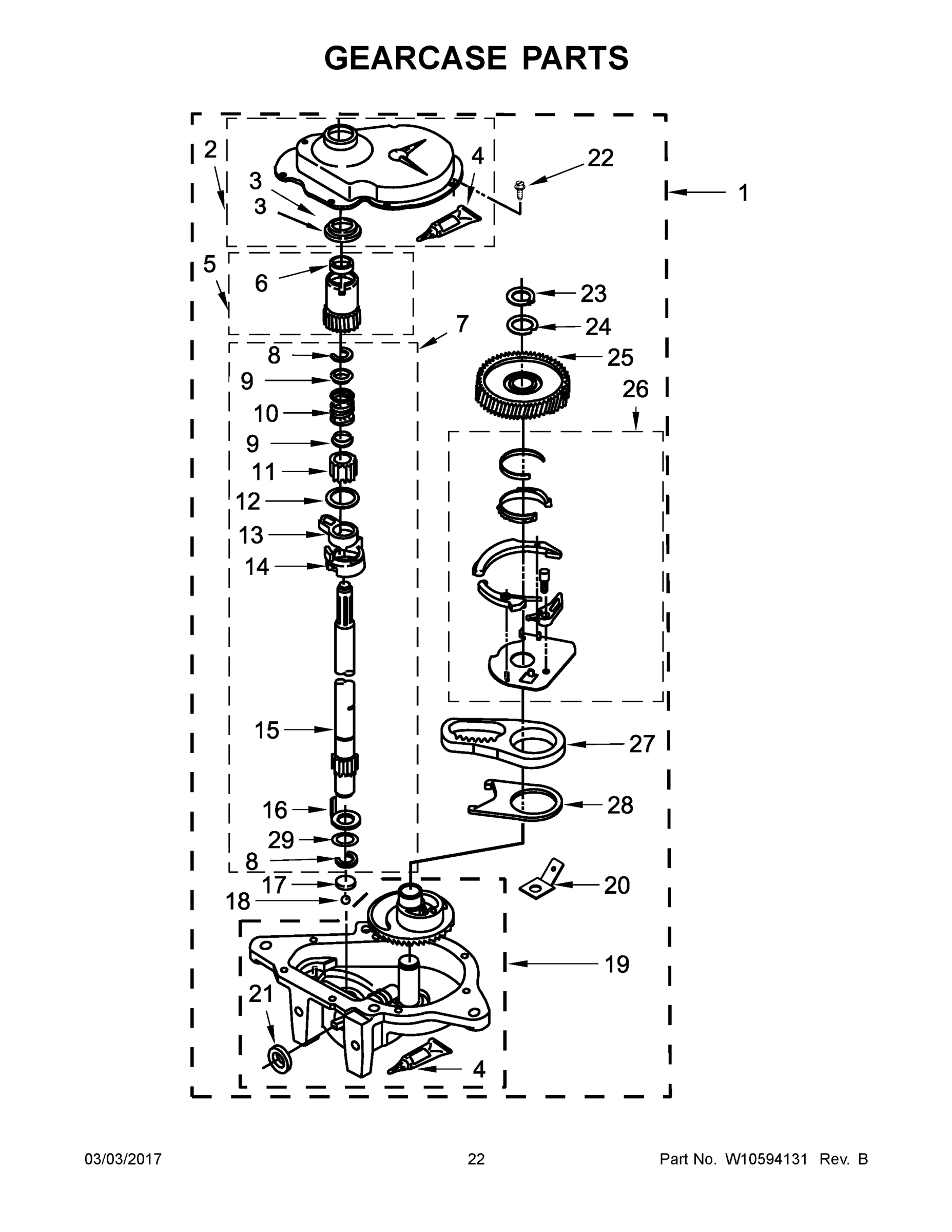 12 - GEARCASE PARTS