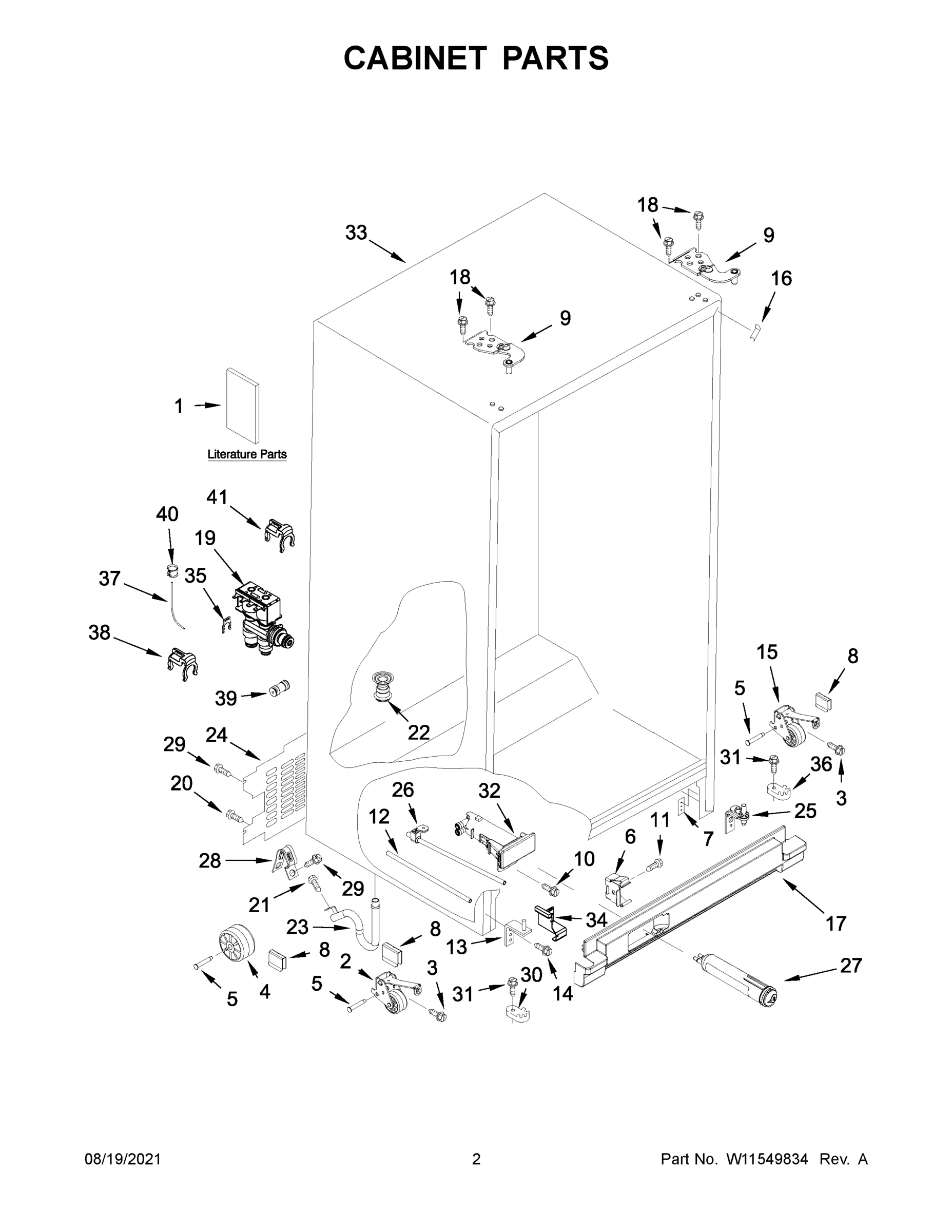 02 - CABINET PARTS