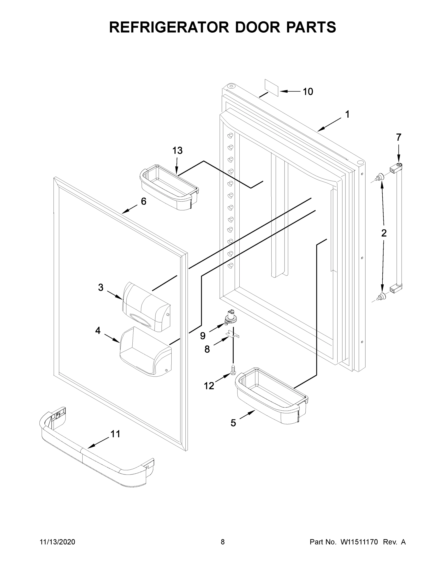 05 - REFRIGERATOR DOOR PARTS