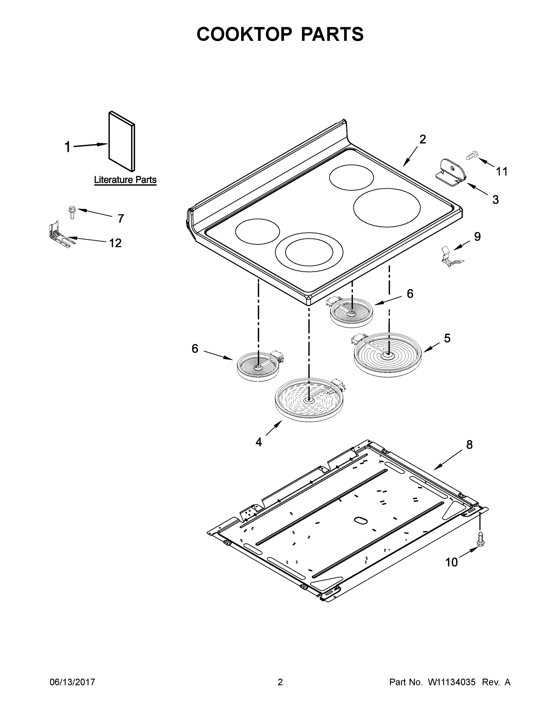 02 - COOKTOP PARTS