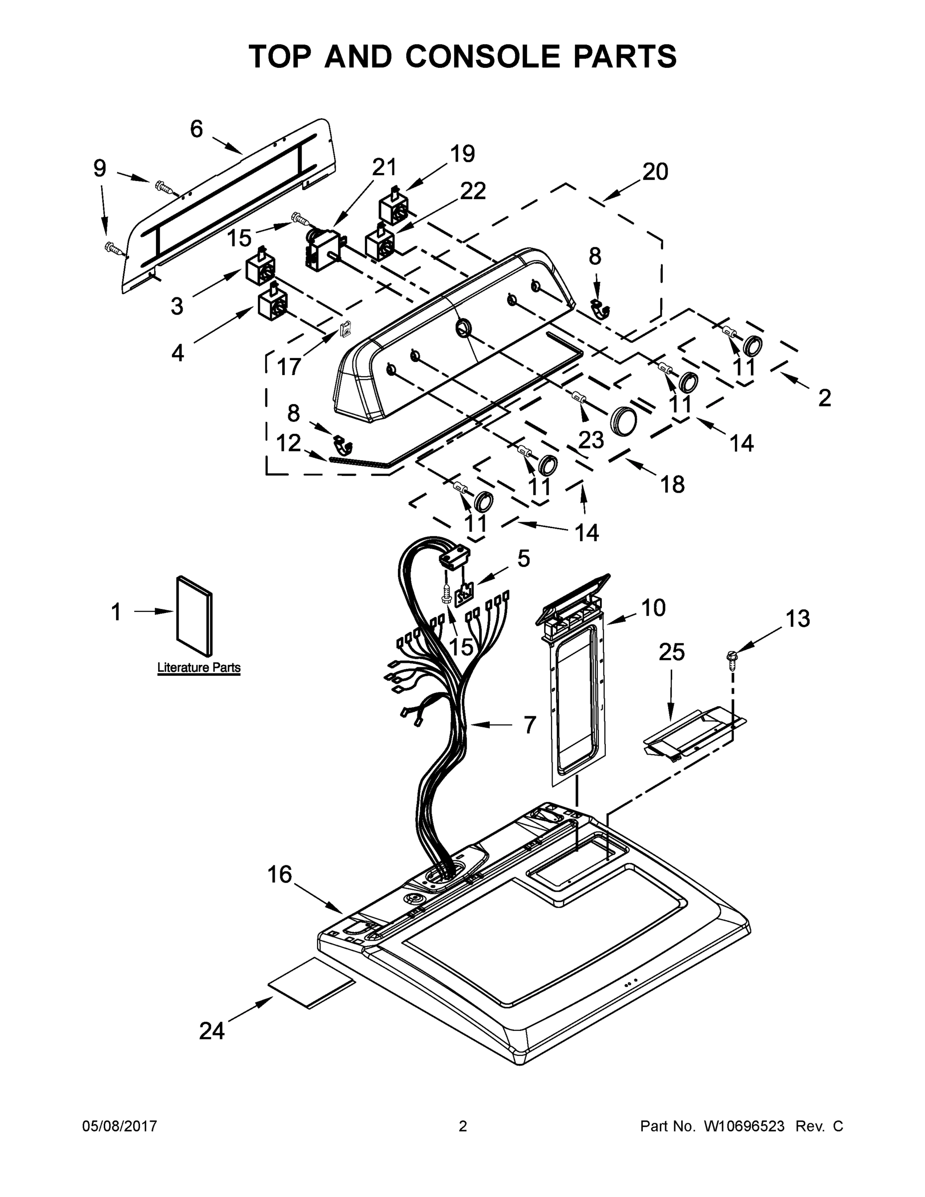 02 - TOP AND CONSOLE PARTS