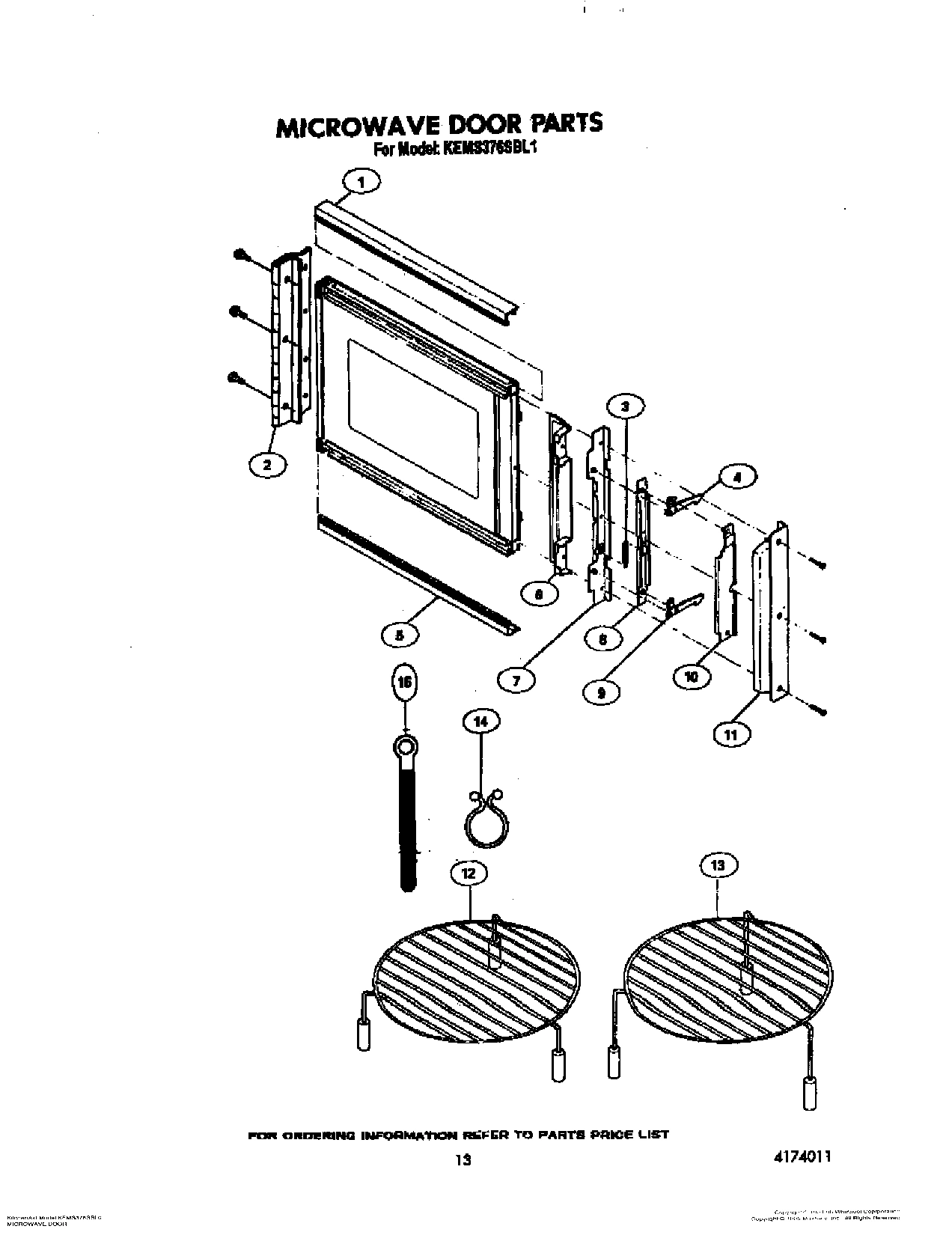 10 - MICROWAVE DOOR