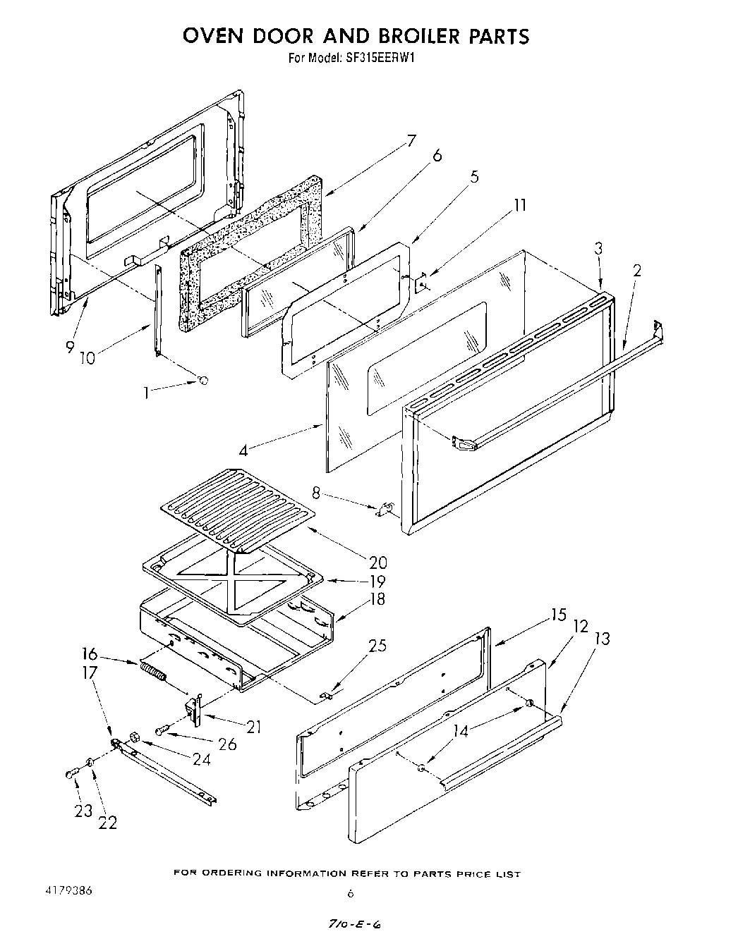 05 - OVEN DOOR AND BROILER