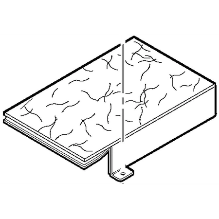 WB34T10059 GE Vent Shield Assembly
