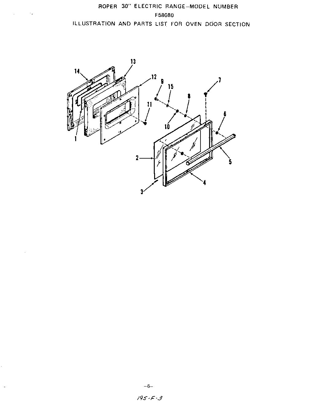05 - OVEN DOOR