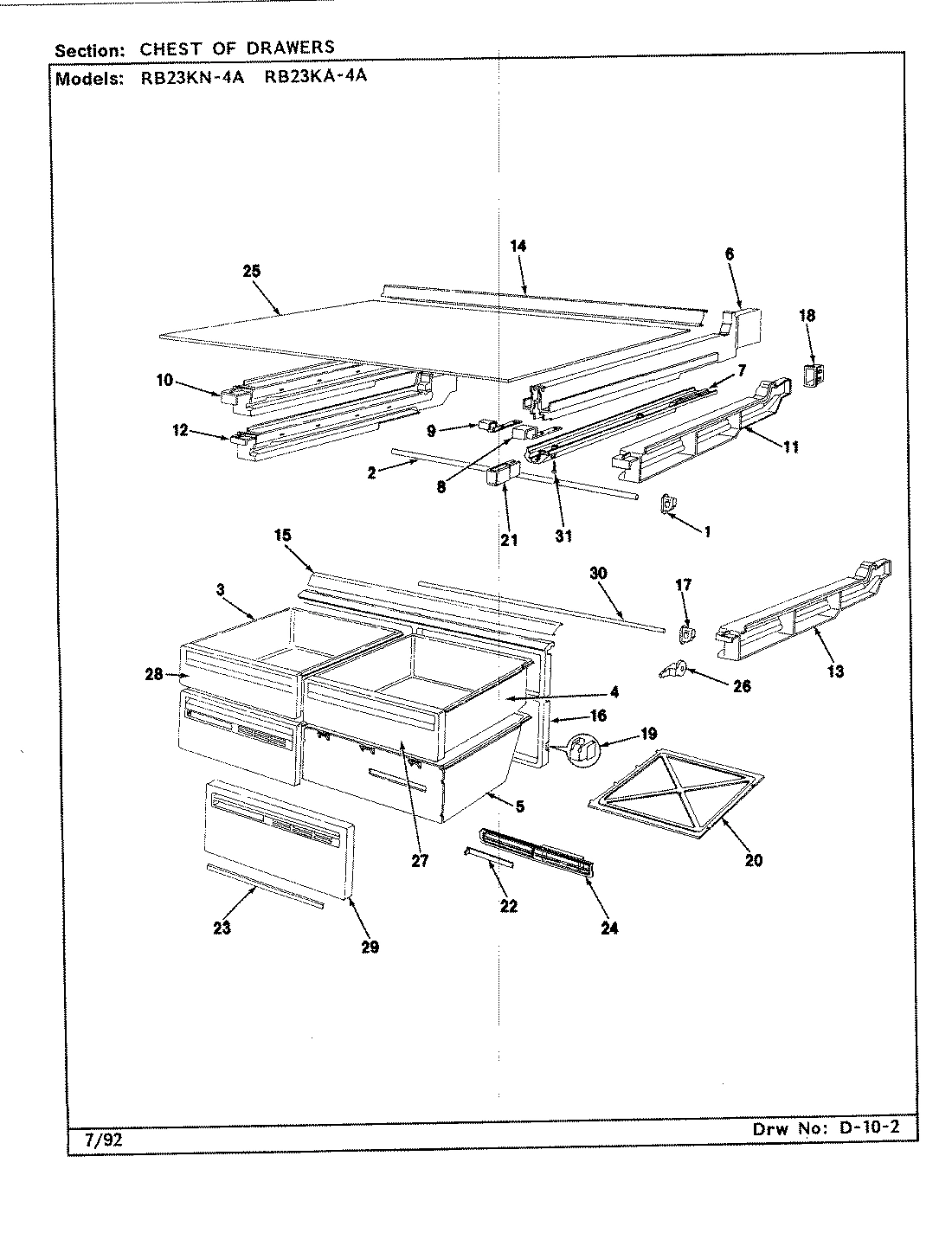 01 - CHEST OF DRAWERS