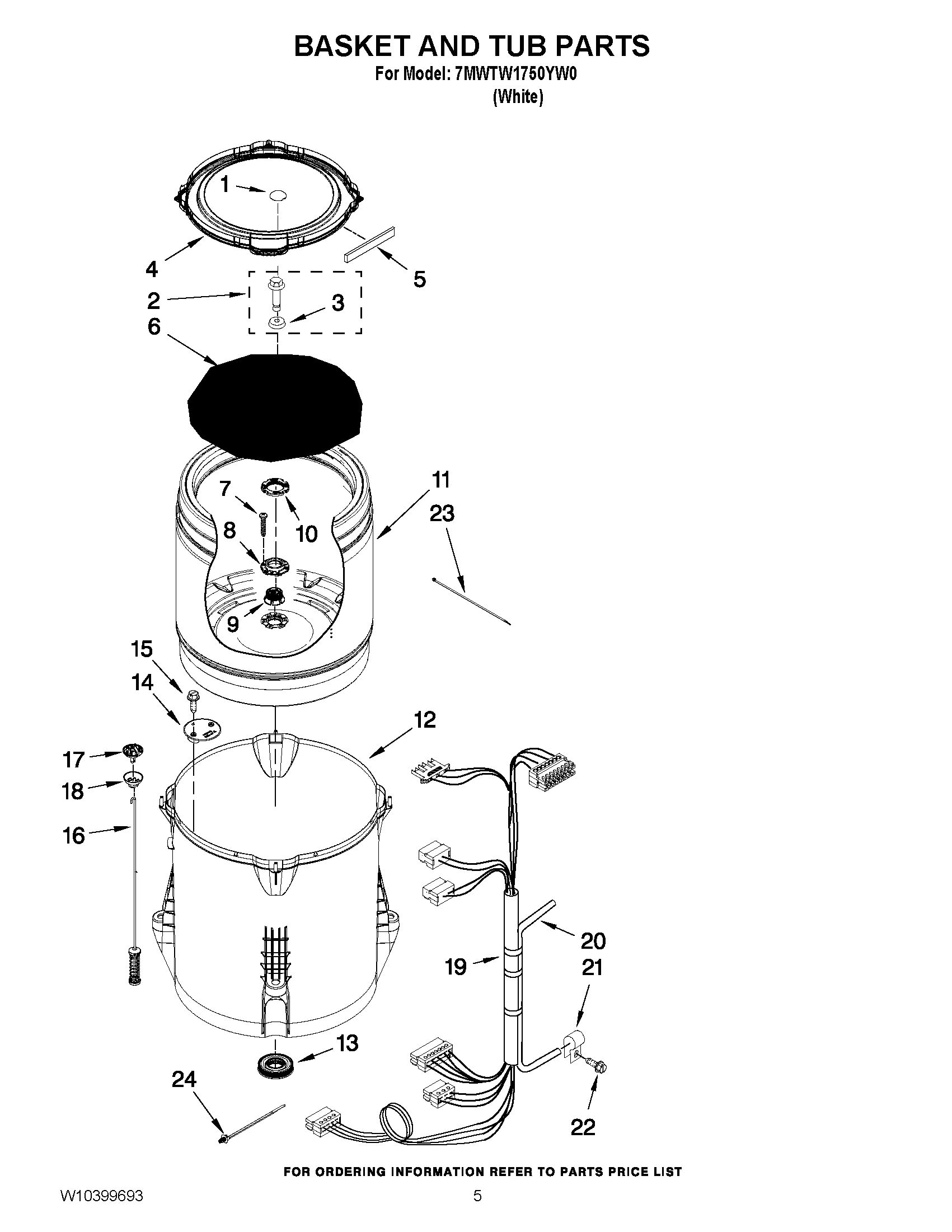 03 - BASKET AND TUB PARTS