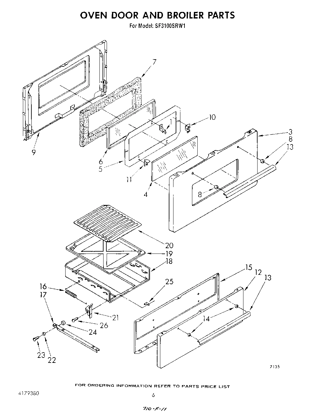 05 - OVEN DOOR AND BROILER