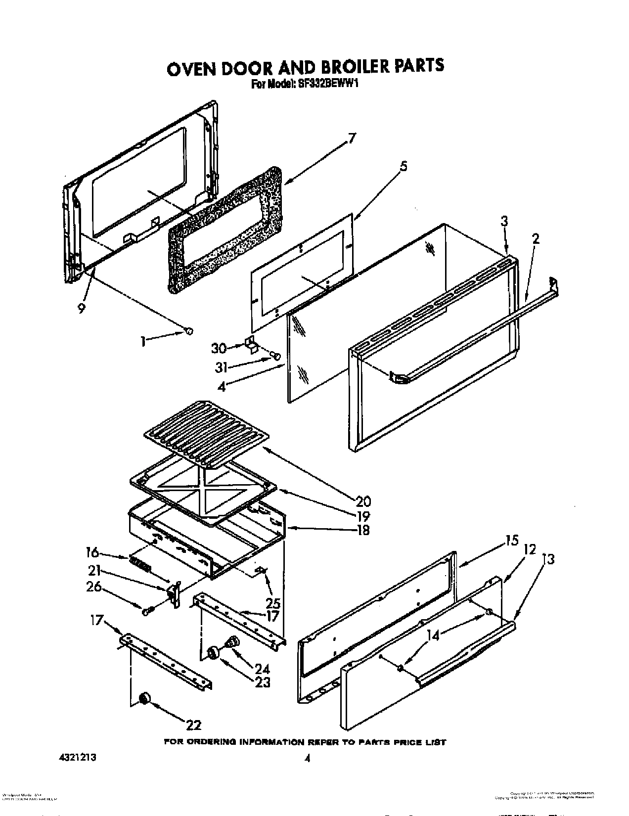 03 - OVEN DOOR AND BROILER