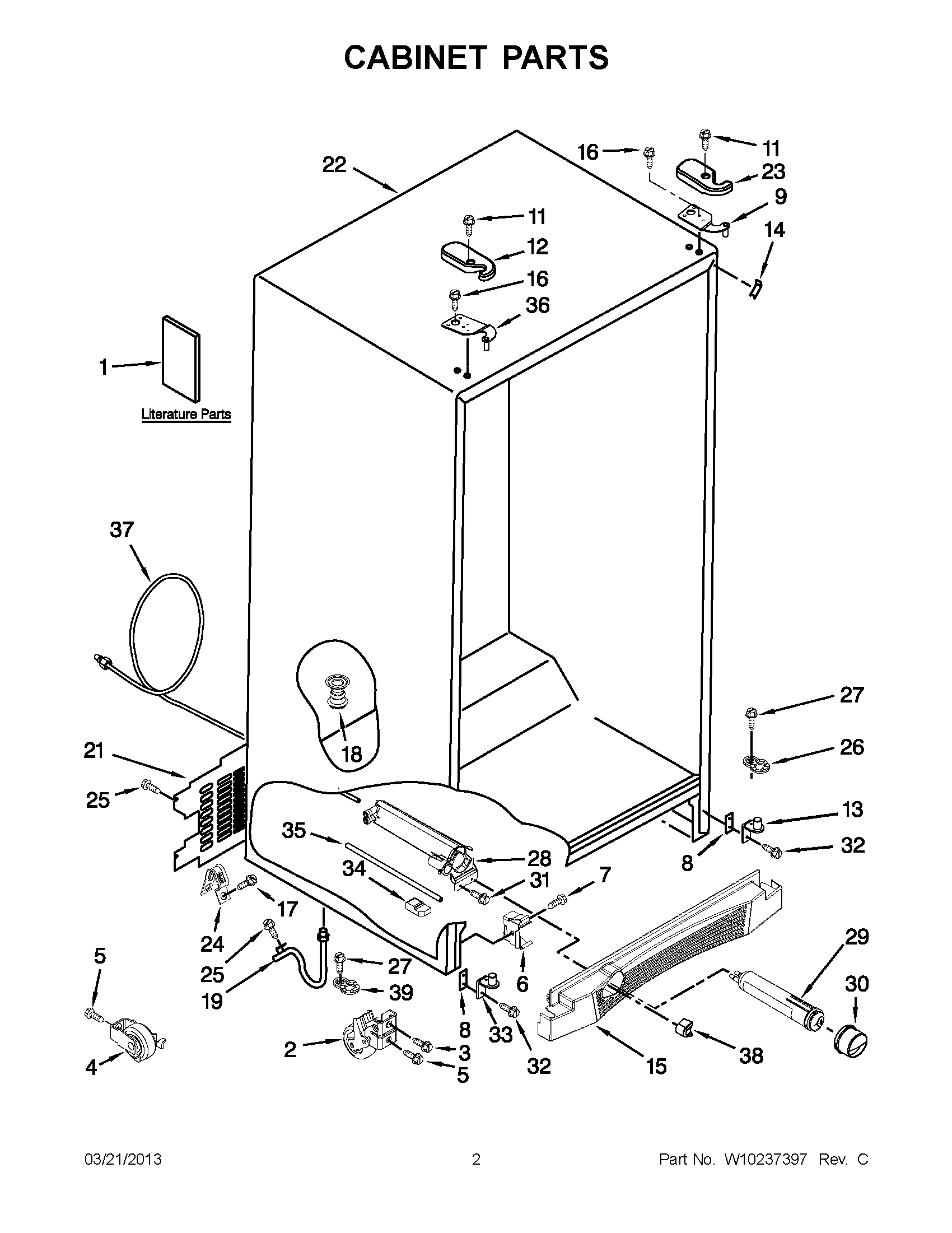 01 - CABINET PARTS