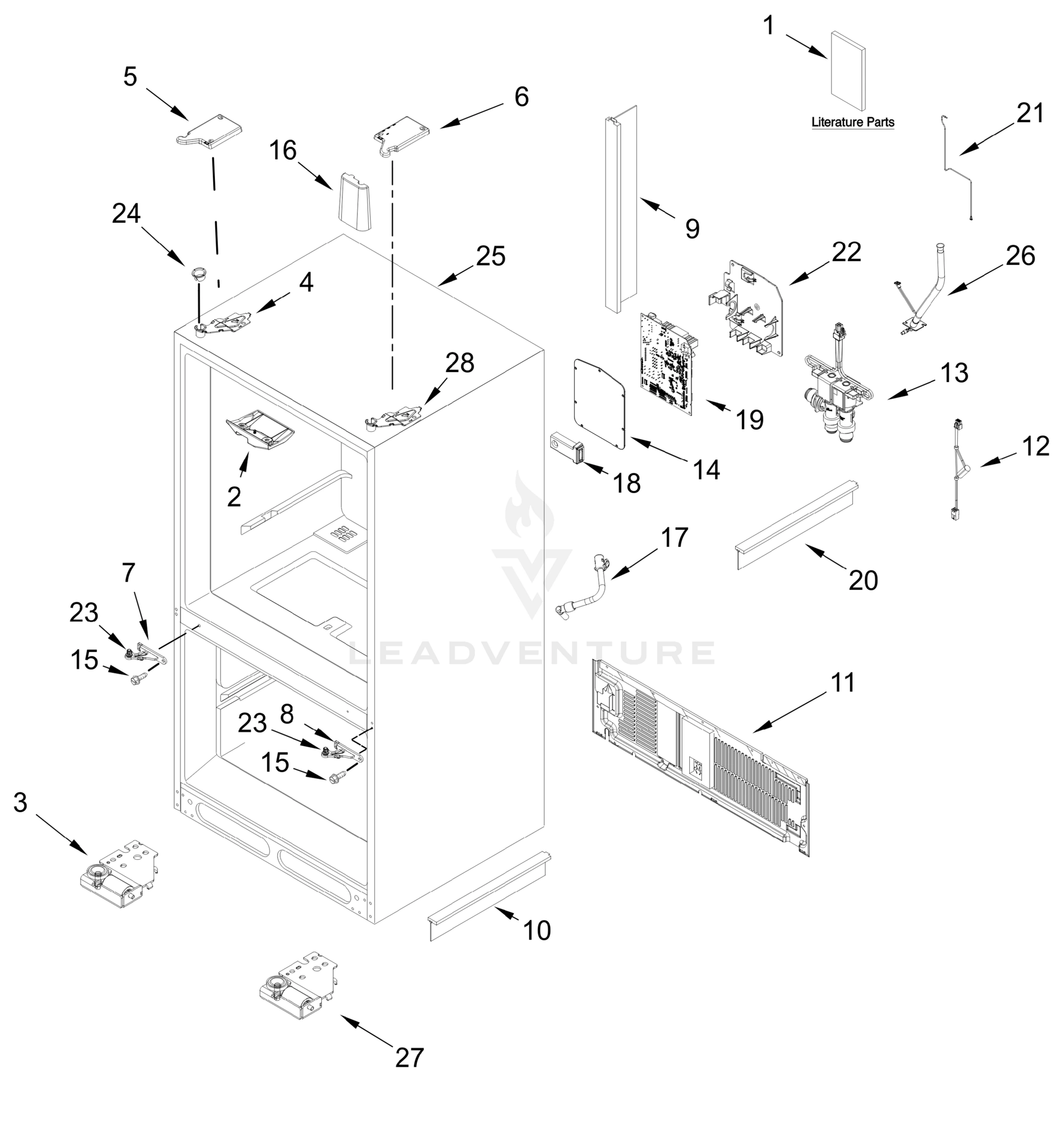 CABINET PARTS