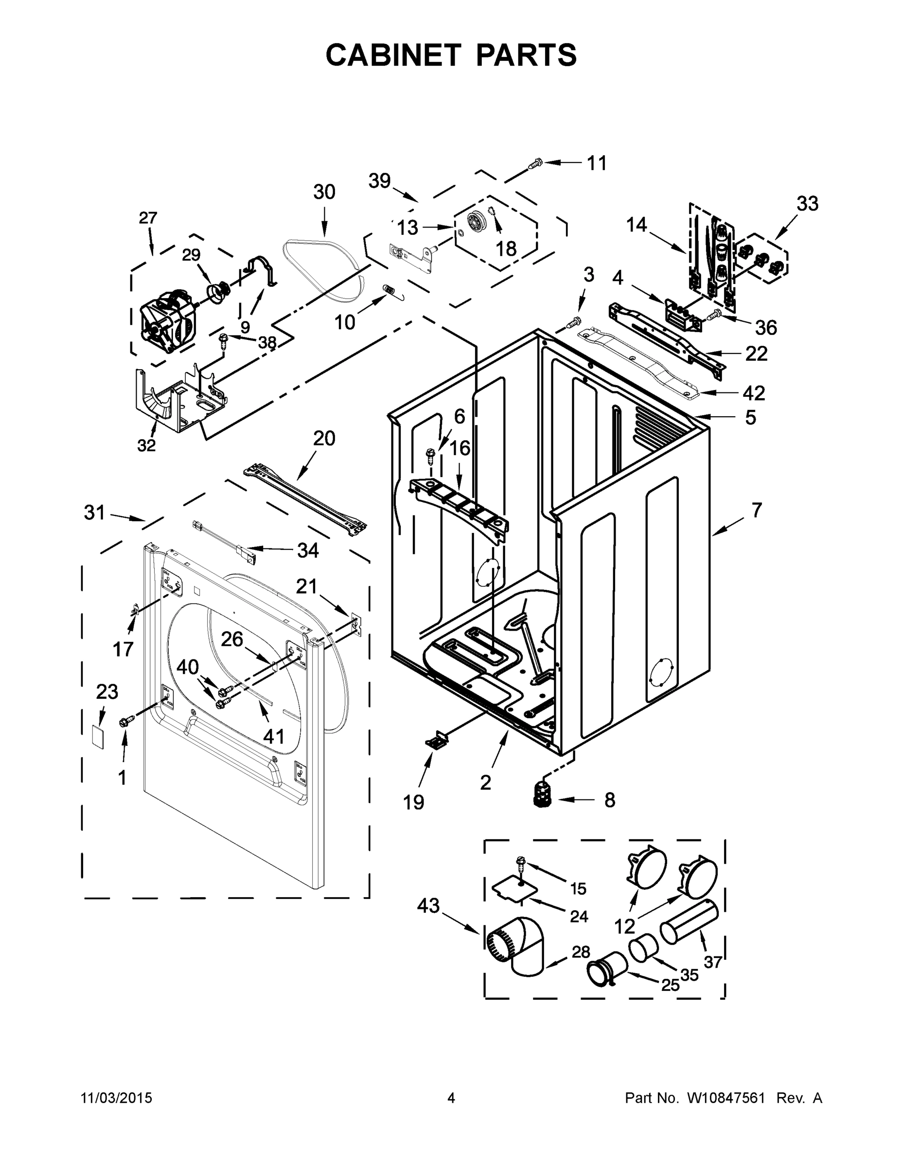 03 - CABINET PARTS