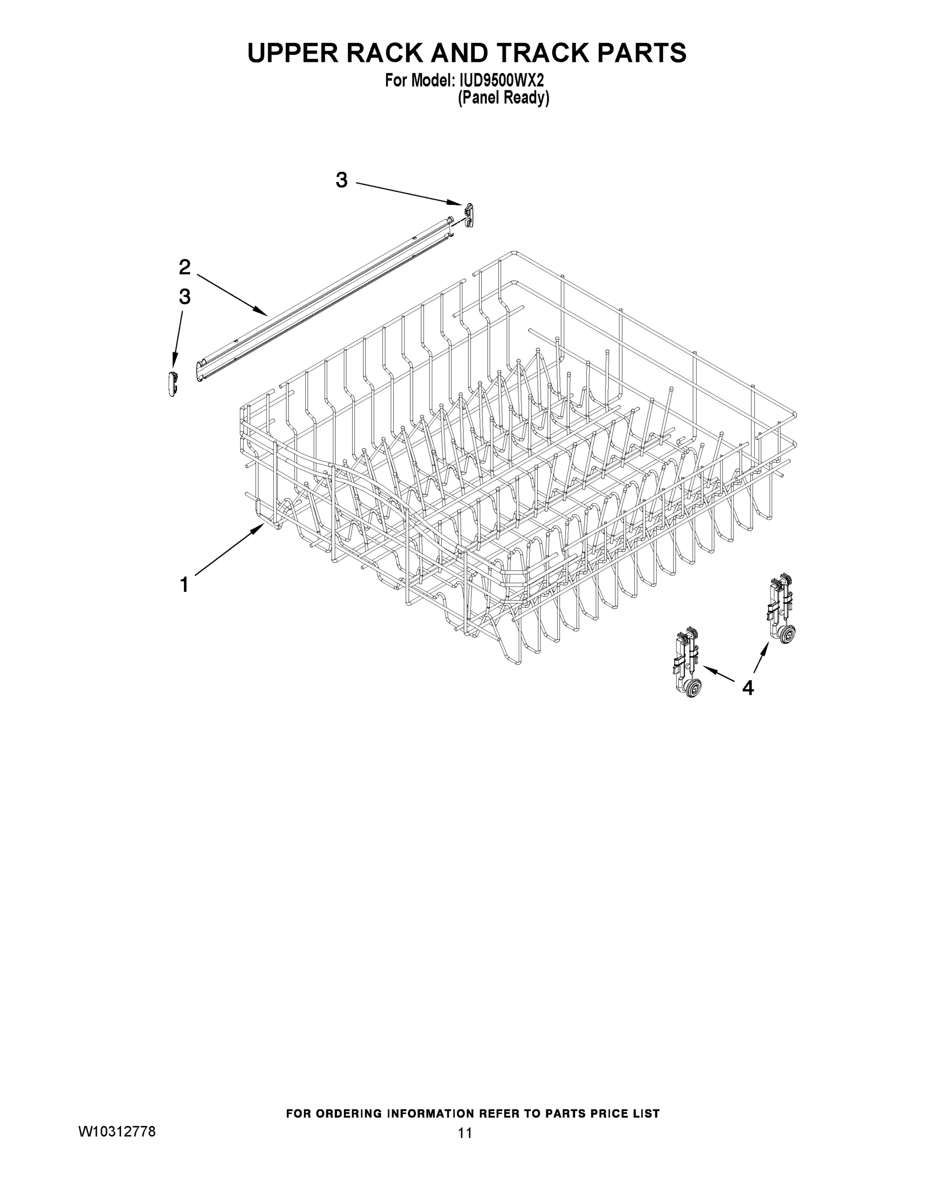 09 - UPPER RACK AND TRACK PARTS