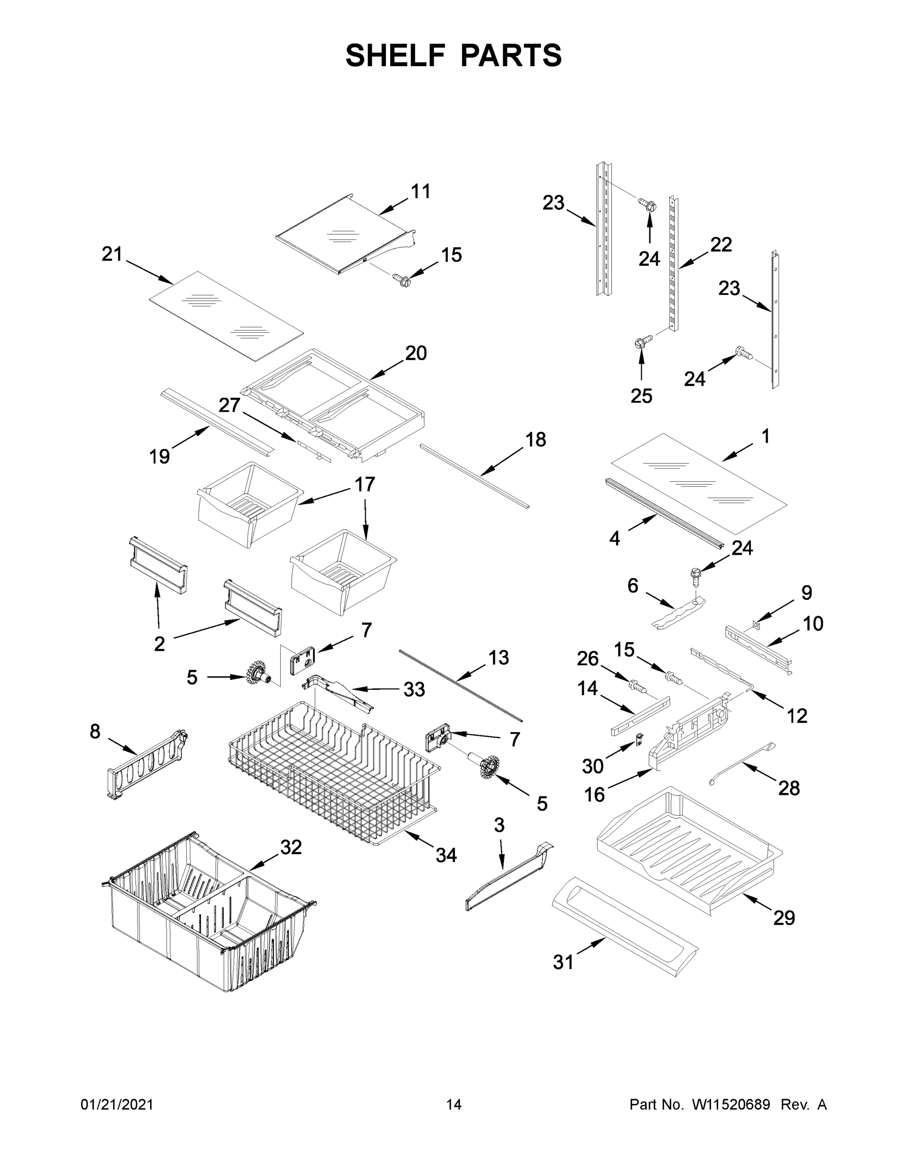 08 - SHELF PARTS