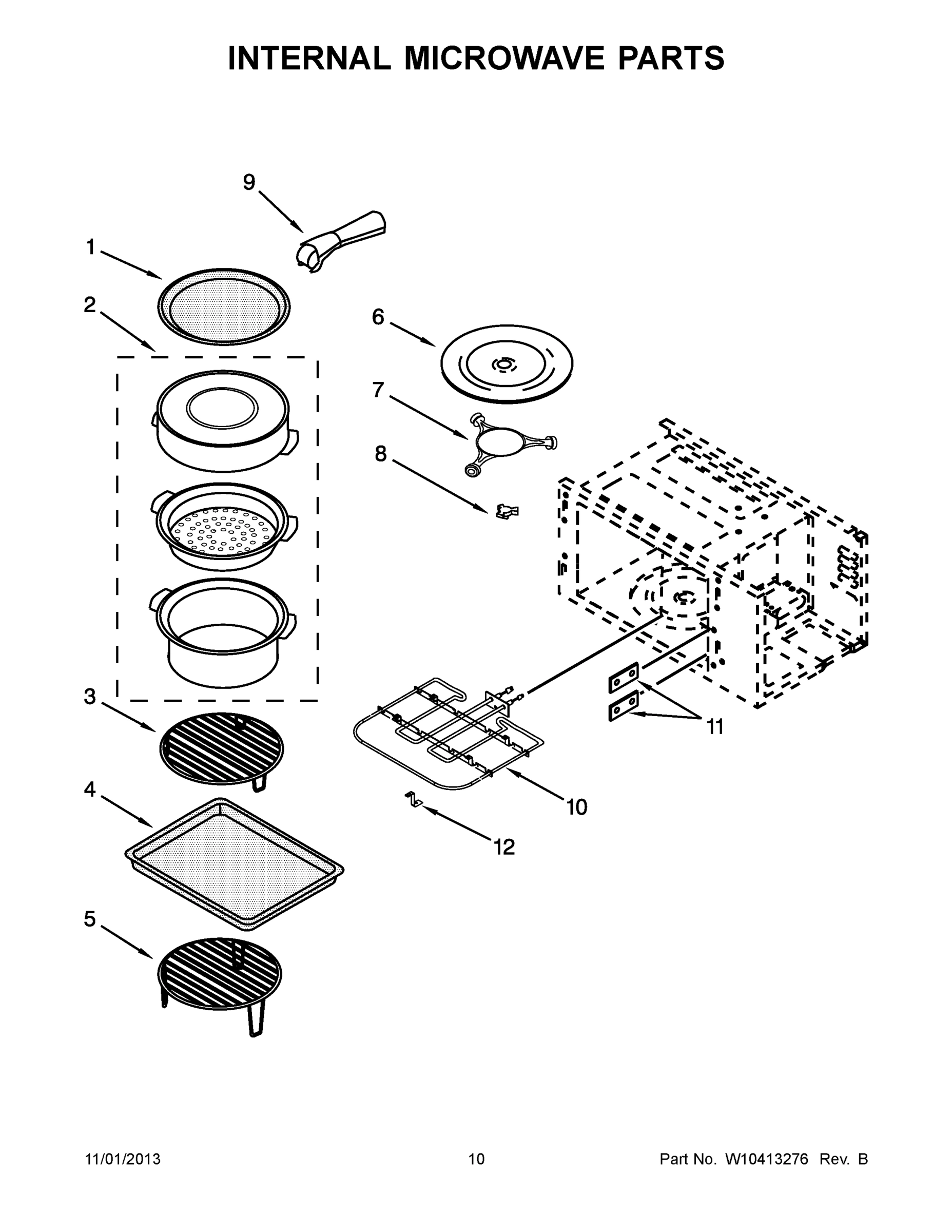 06 - INTERNAL MICROWAVE PARTS