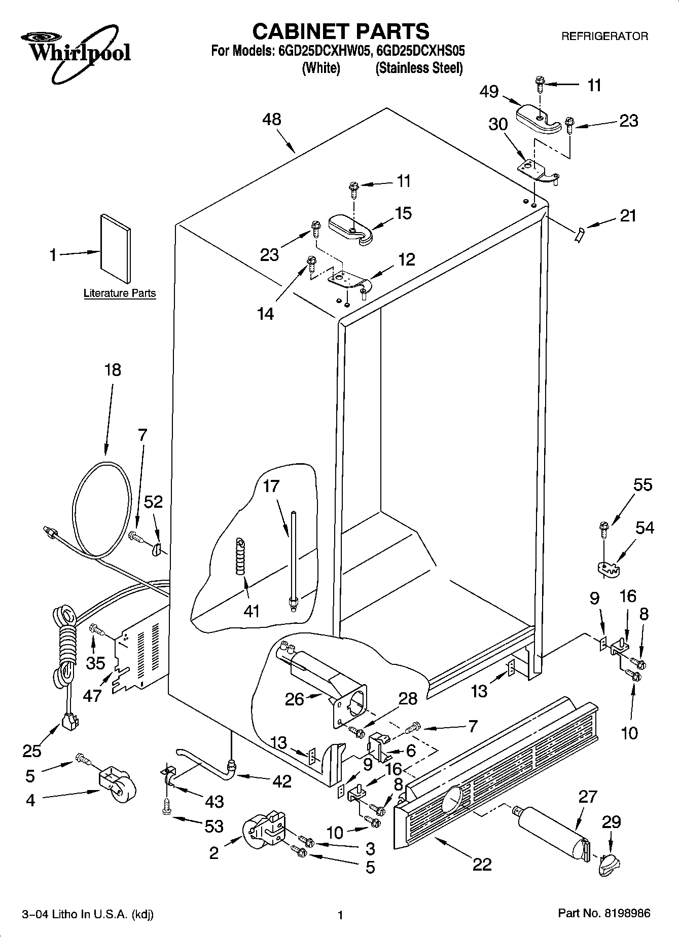 01 - CABINET PARTS