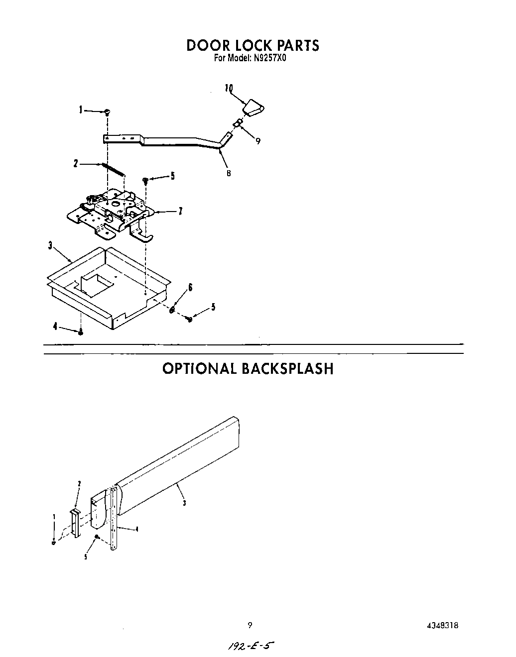 07 - DOOR LOCK , BACKSPLASH