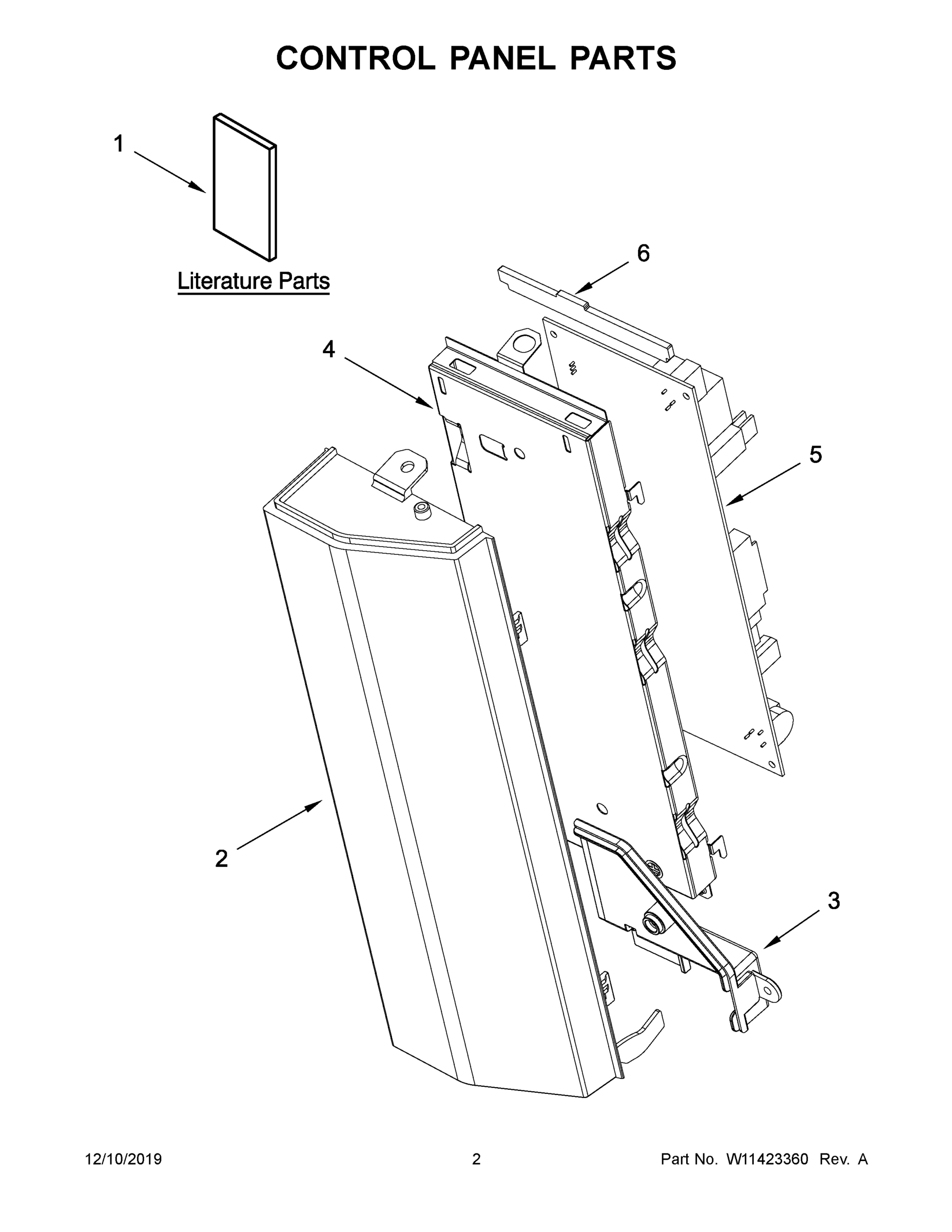 02 - CONTROL PANEL PARTS