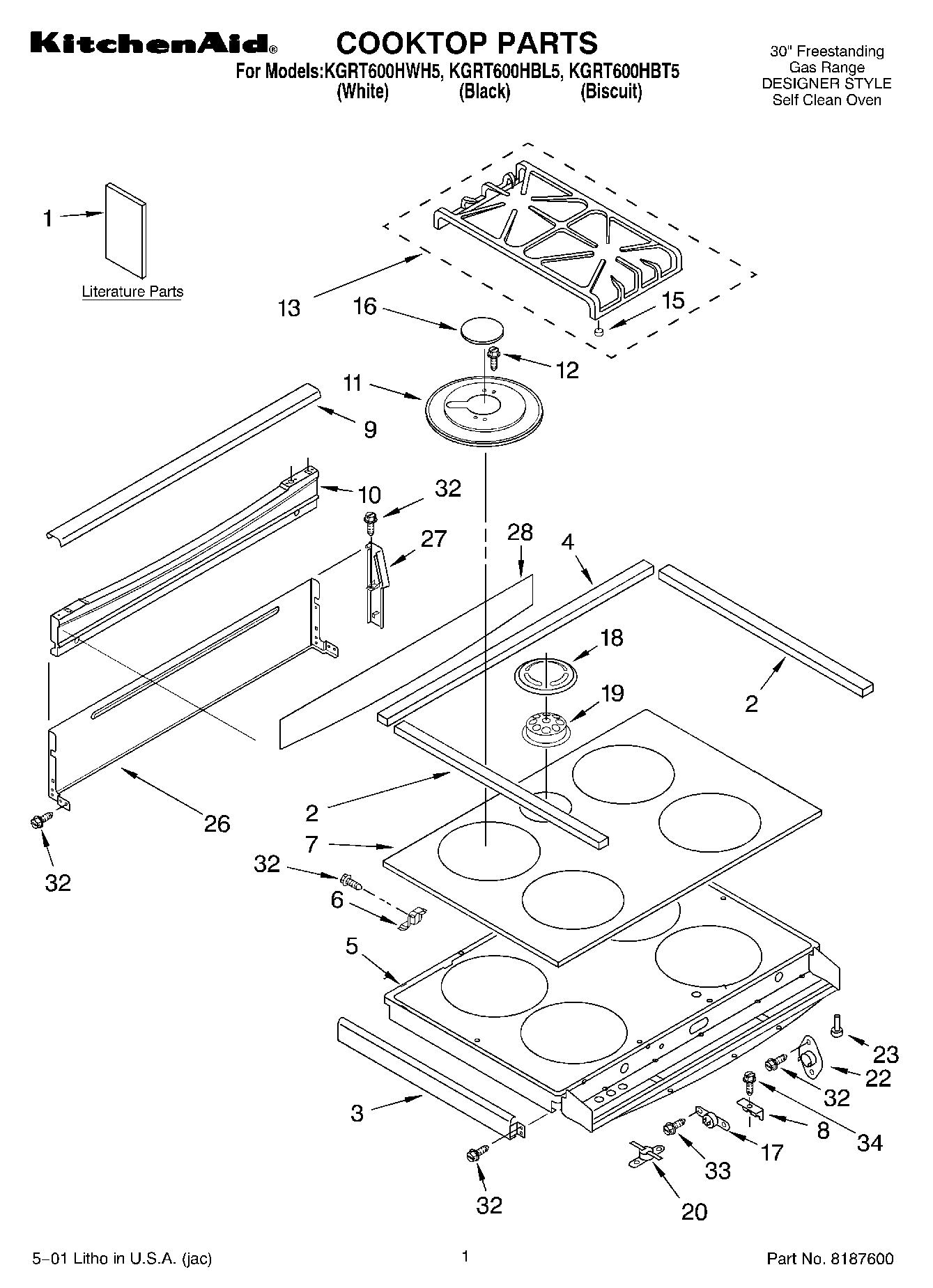 01 - COOKTOP, LITERATURE