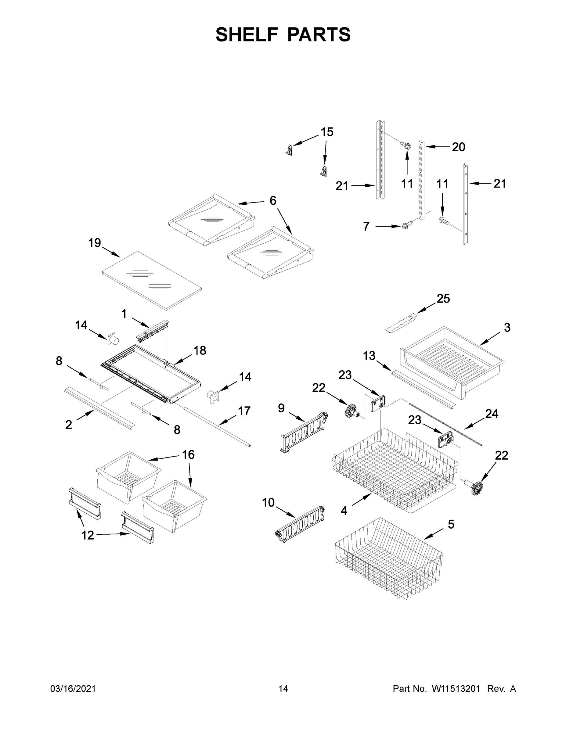 08 - SHELF PARTS