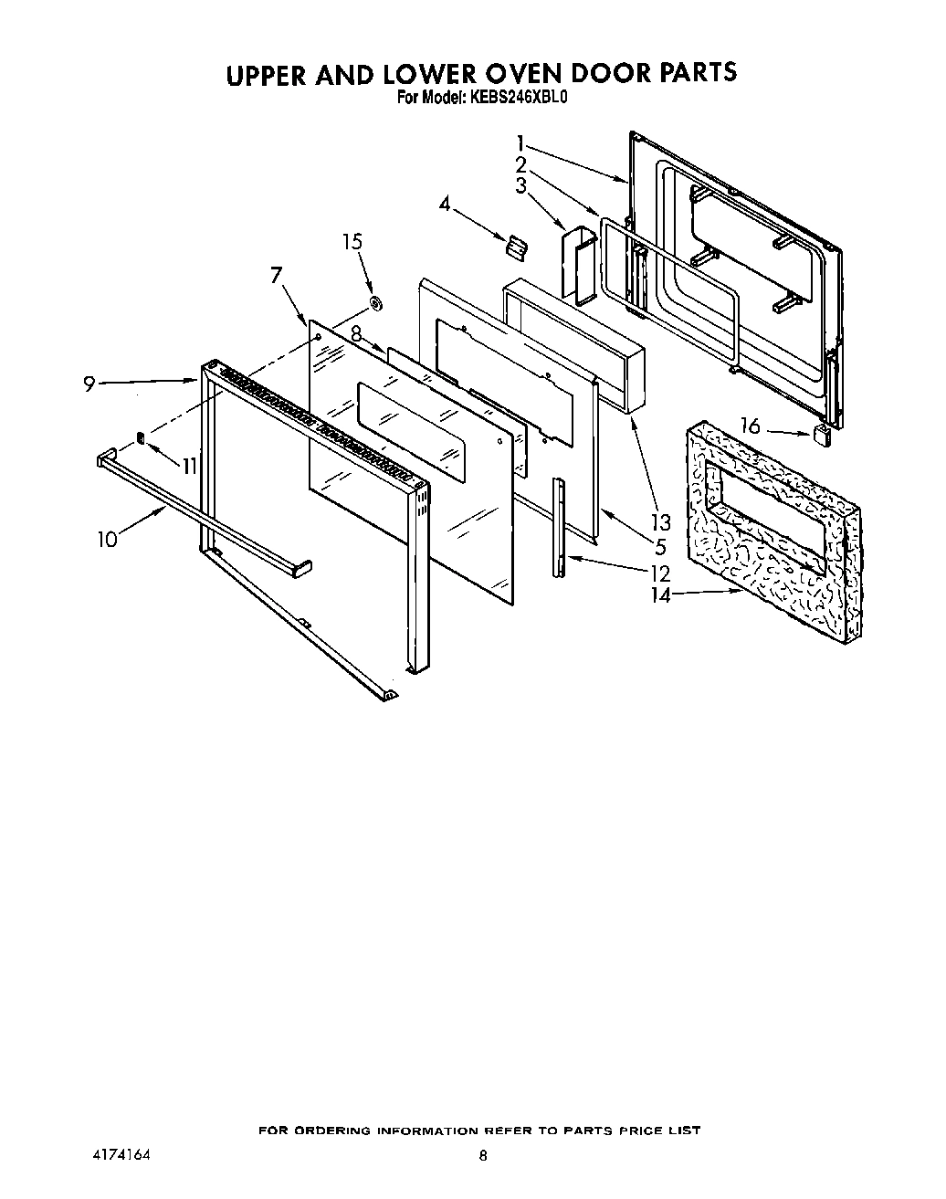 05 - UPPER AND LOWER OVEN DOOR