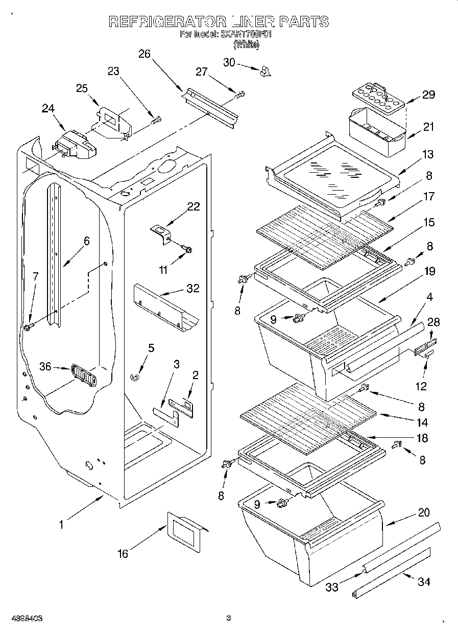 02 - REFRIGERATOR LINER