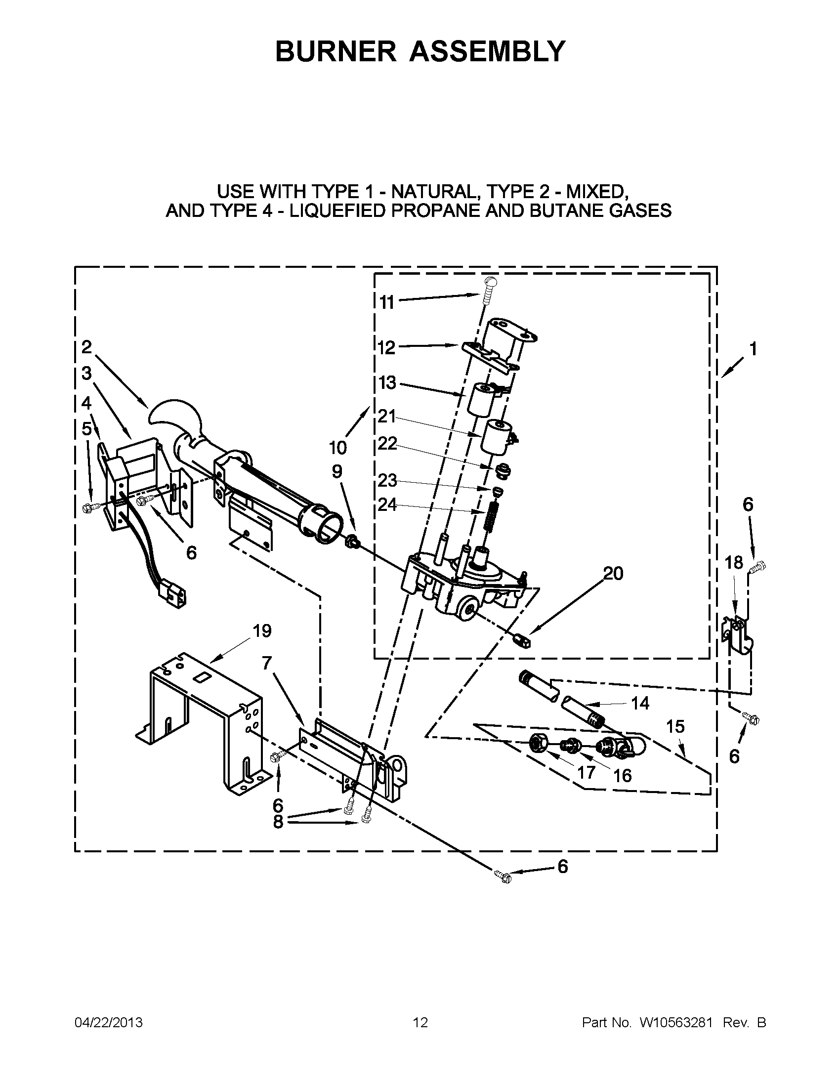 06 - BURNER ASSEMBLY