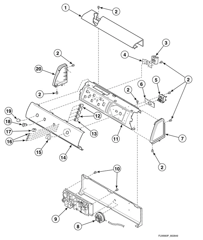 Graphic Panel, Control Support Panel And Controls