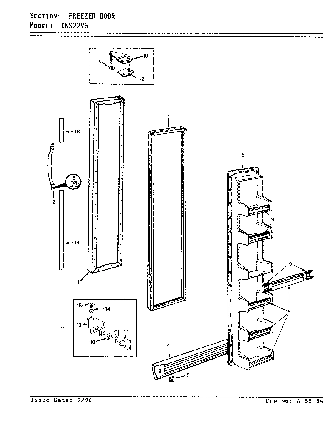 02 - FREEZER DOOR