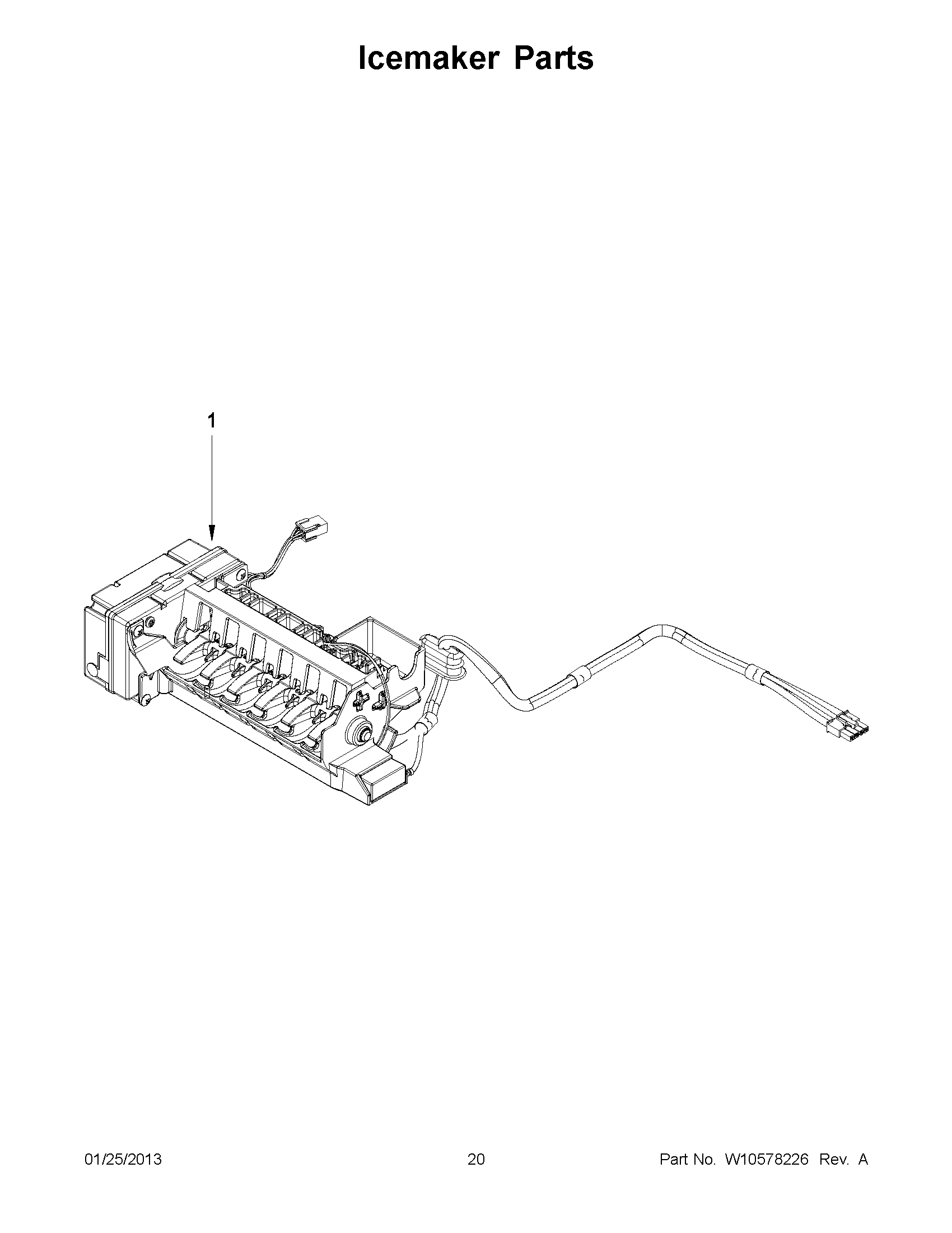10 - ICEMAKER PARTS
