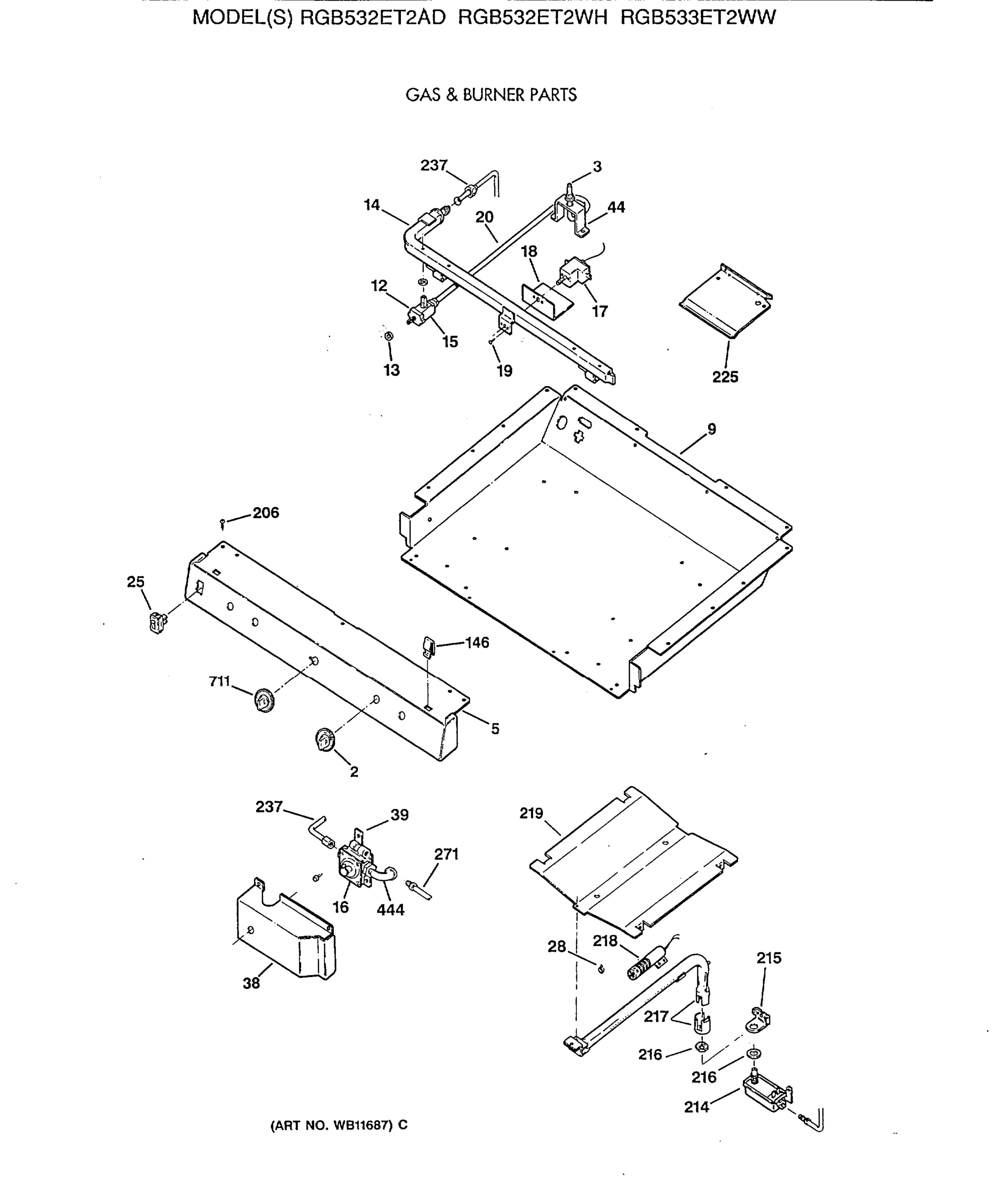 GAS & BURNER PARTS