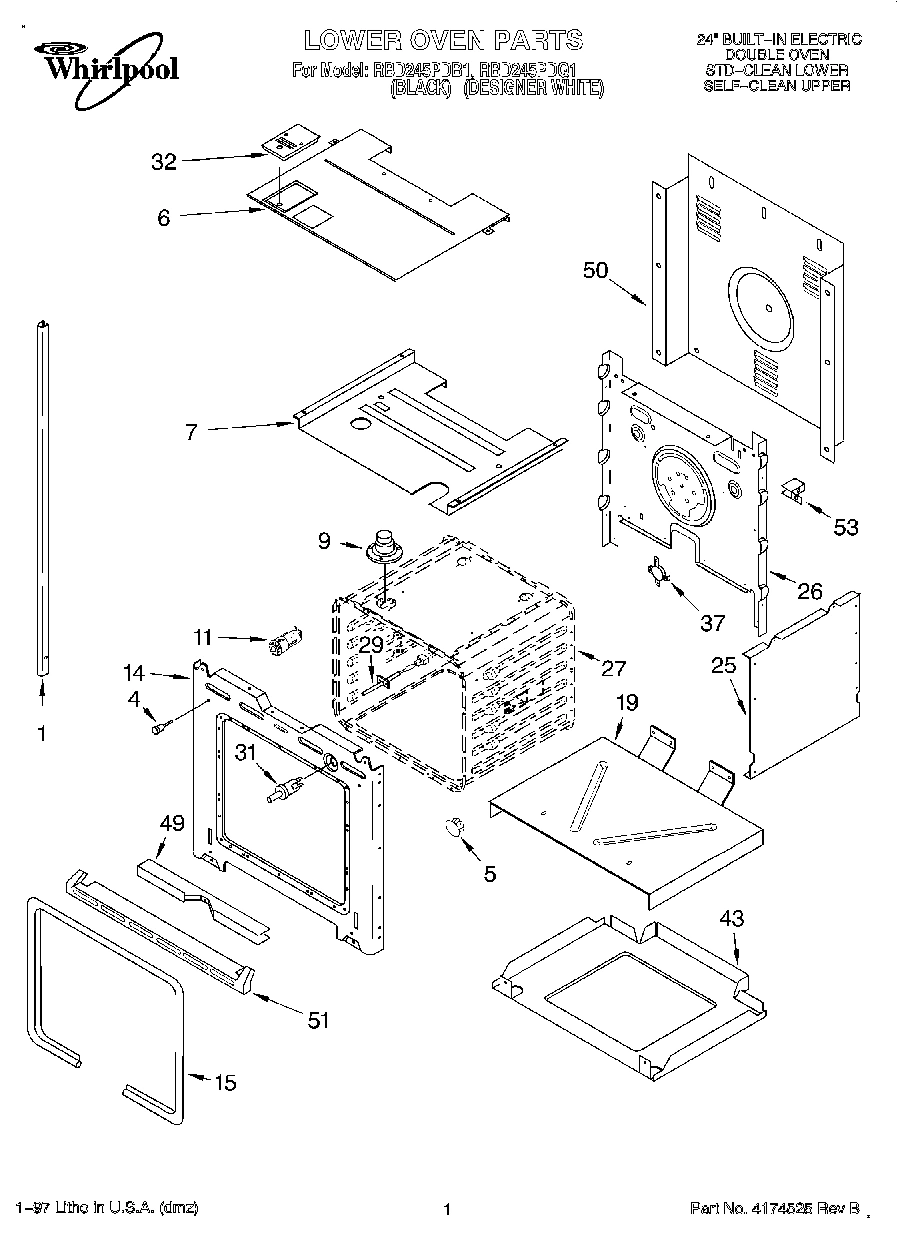 01 - LOWER OVEN