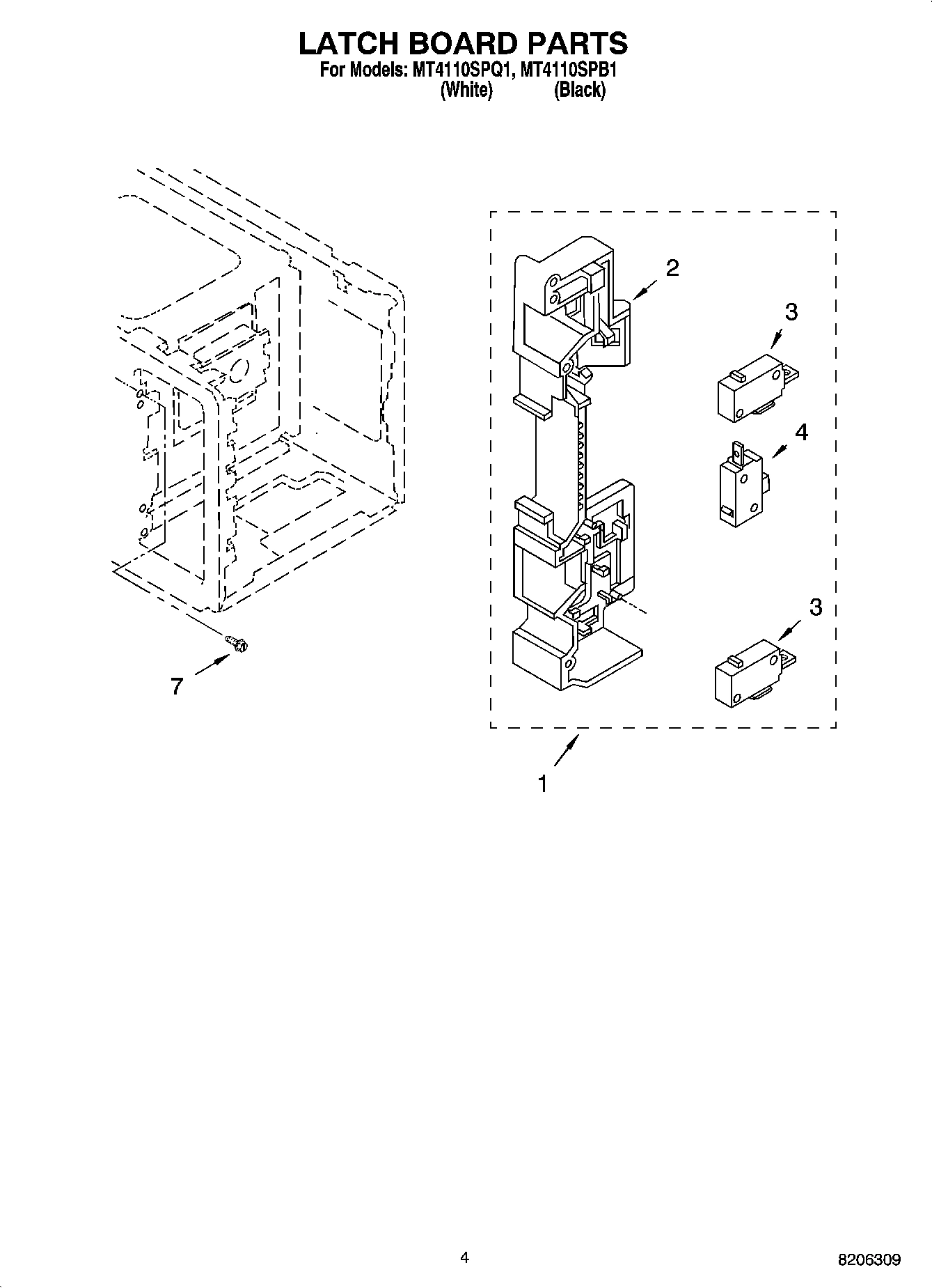 04 - LATCH BOARD PARTS