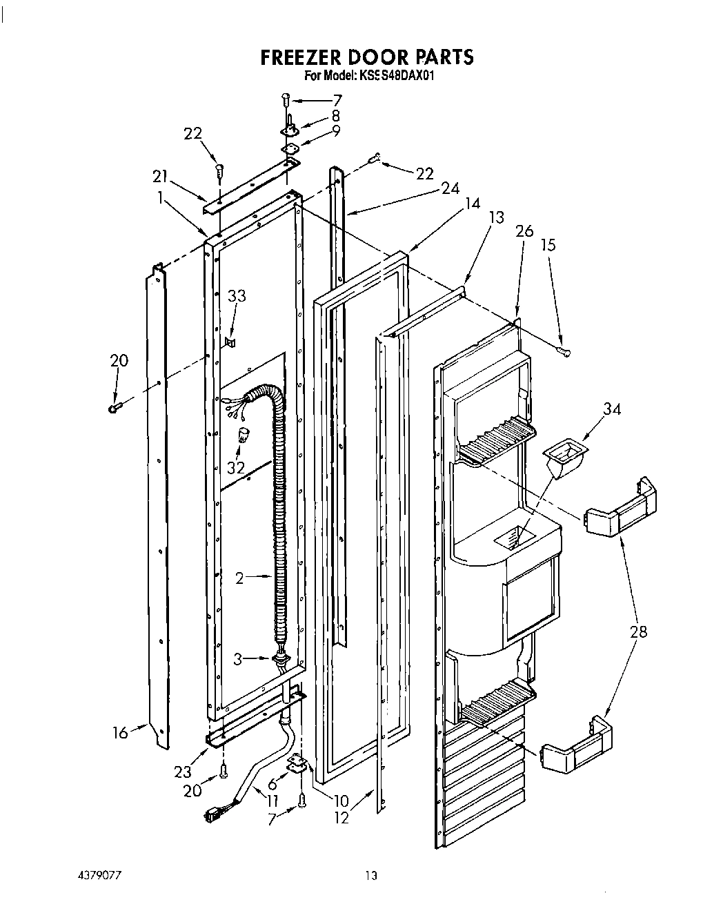 10 - FREEZER DOOR