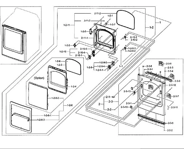 FRAME FRONT & DOOR